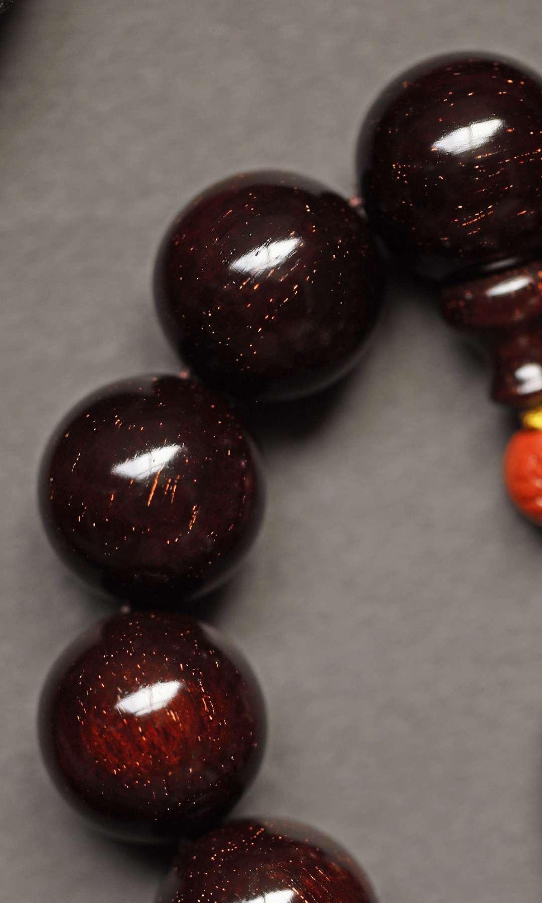 3623 小叶紫檀 高油密老料 多金星2.0 约68g 