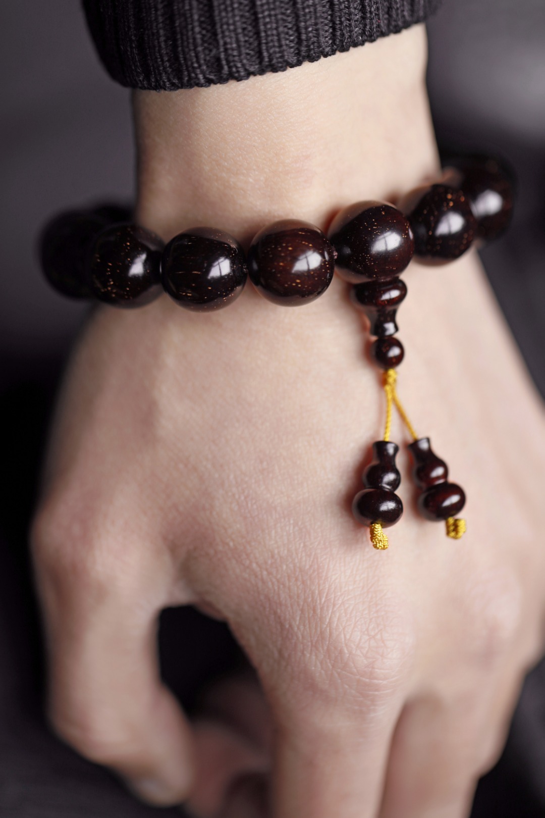 3617 小叶紫檀 高密包浆1.5 多金星 约36.8g