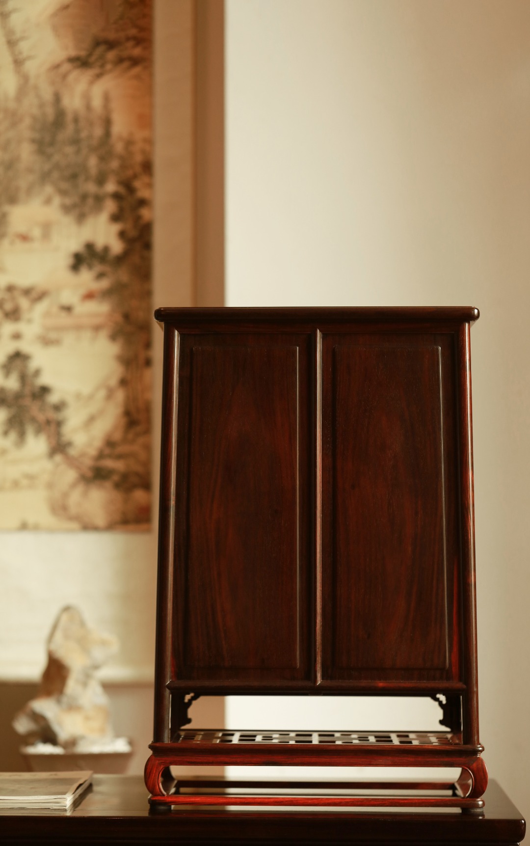 【花开富贵】双层圆角柜


