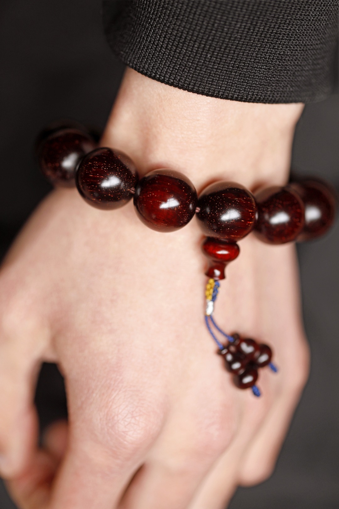 3629 小叶紫檀 多金星 高油密老料1.8 巧克力香甜 约58.6g 