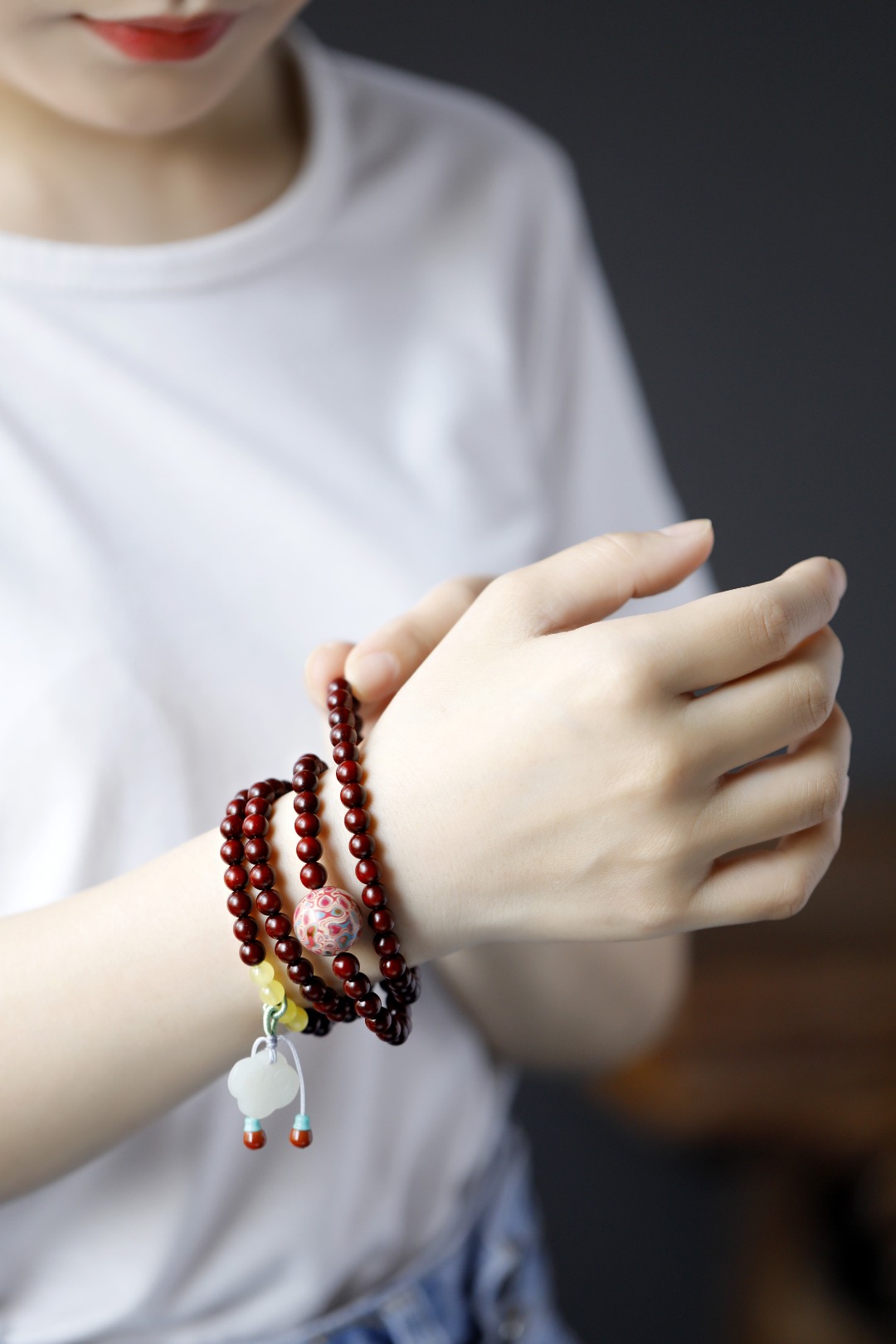 小叶紫檀原创【珈凌】6mm 108颗
