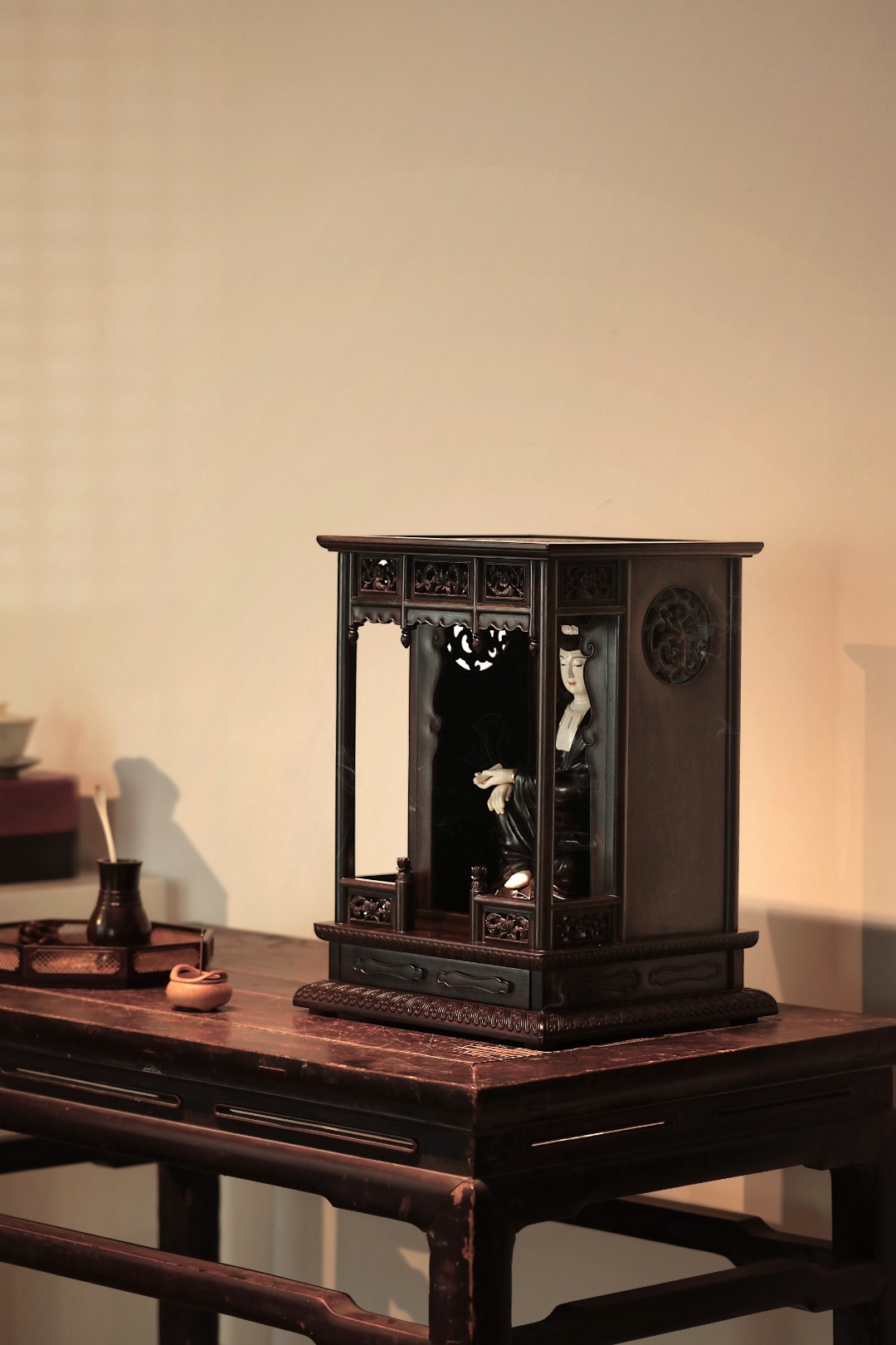 酸枝 | 纤月·佛龛
