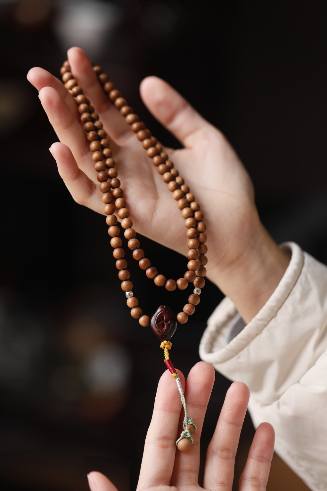 老山檀香【湘茹】6mm108颗 手链
