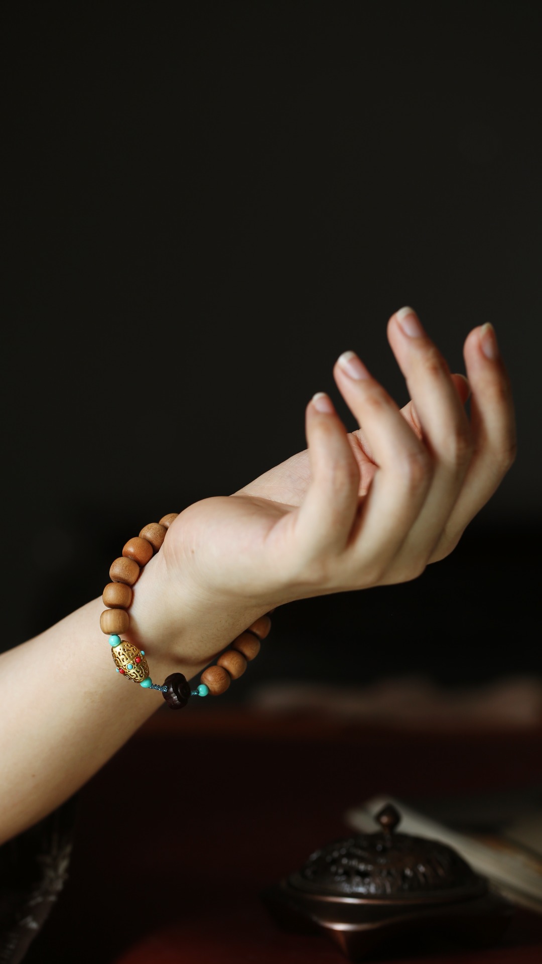 老山檀香原创【云锦】9*10mm16颗
