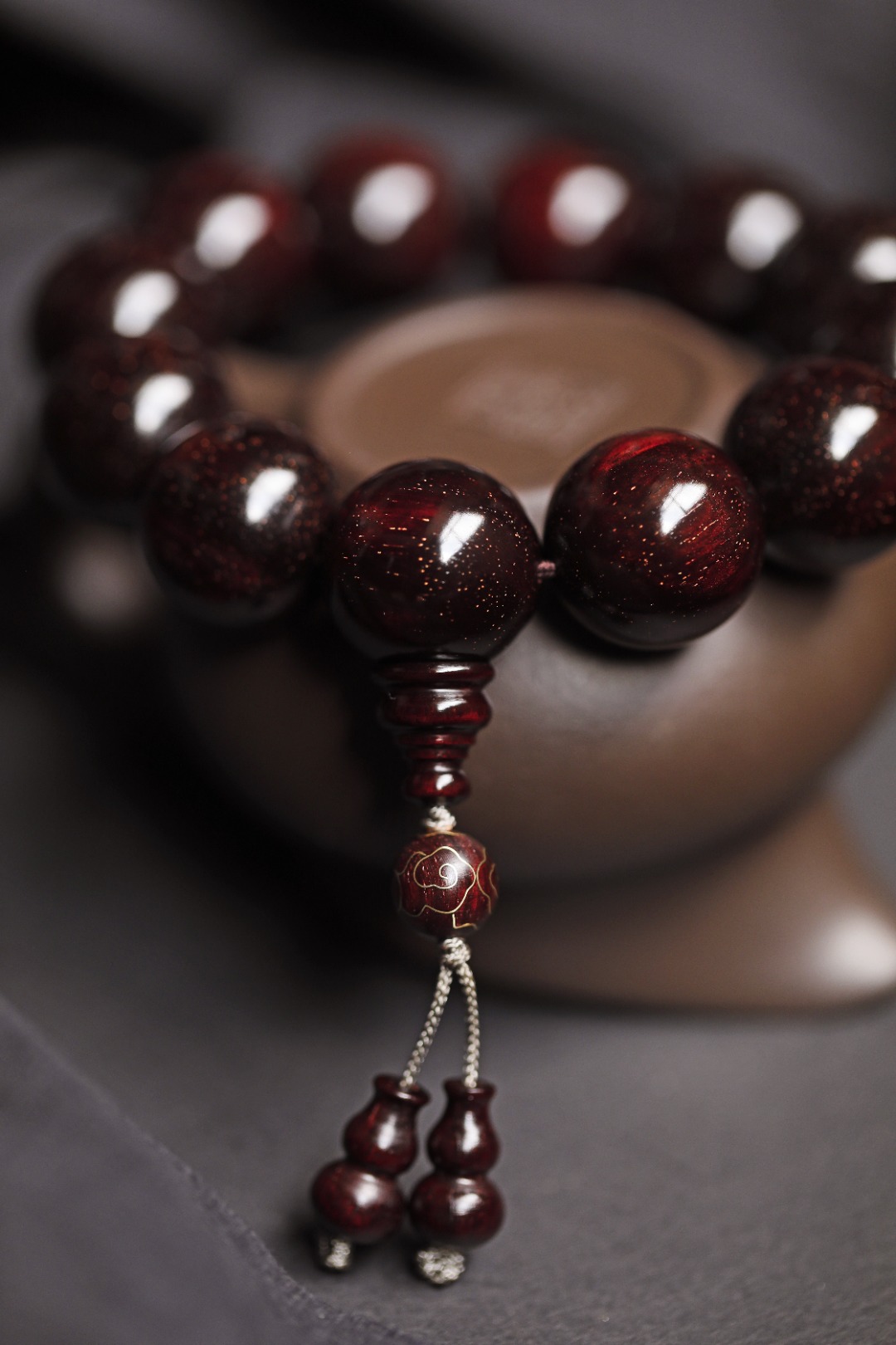 3624 小叶紫檀 满金星 2.0高密老料 约67g 