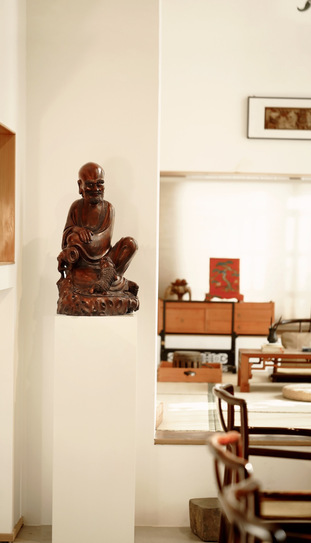 老木雕x仿古 | 静思罗汉
