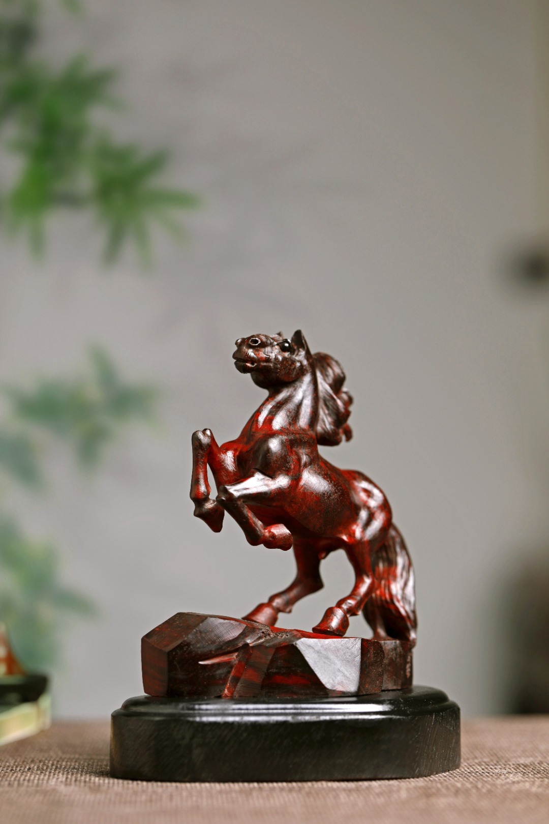 紫檀【马到成功】摆件
