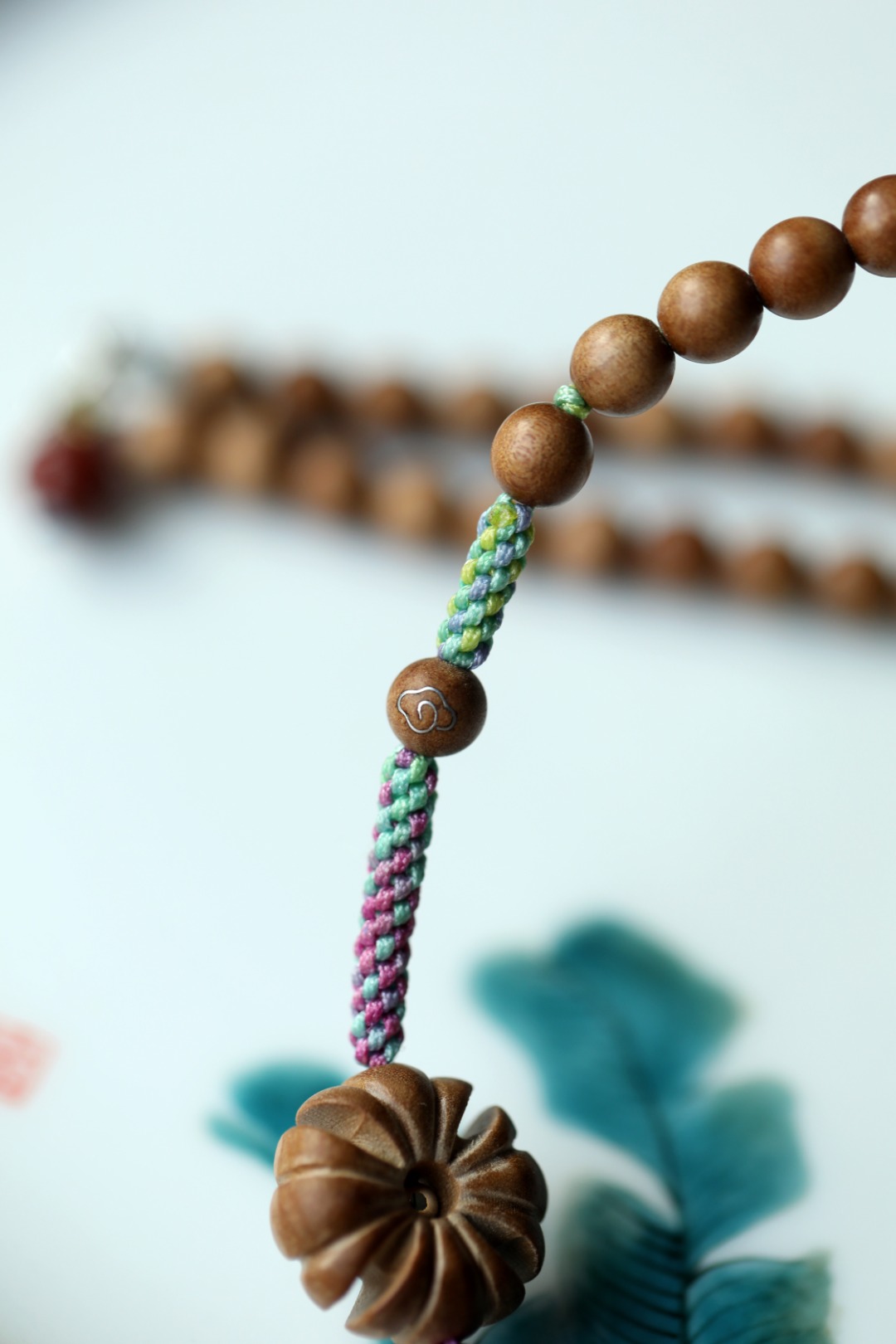 老山檀香原创【霞嫣】6mm66颗 
