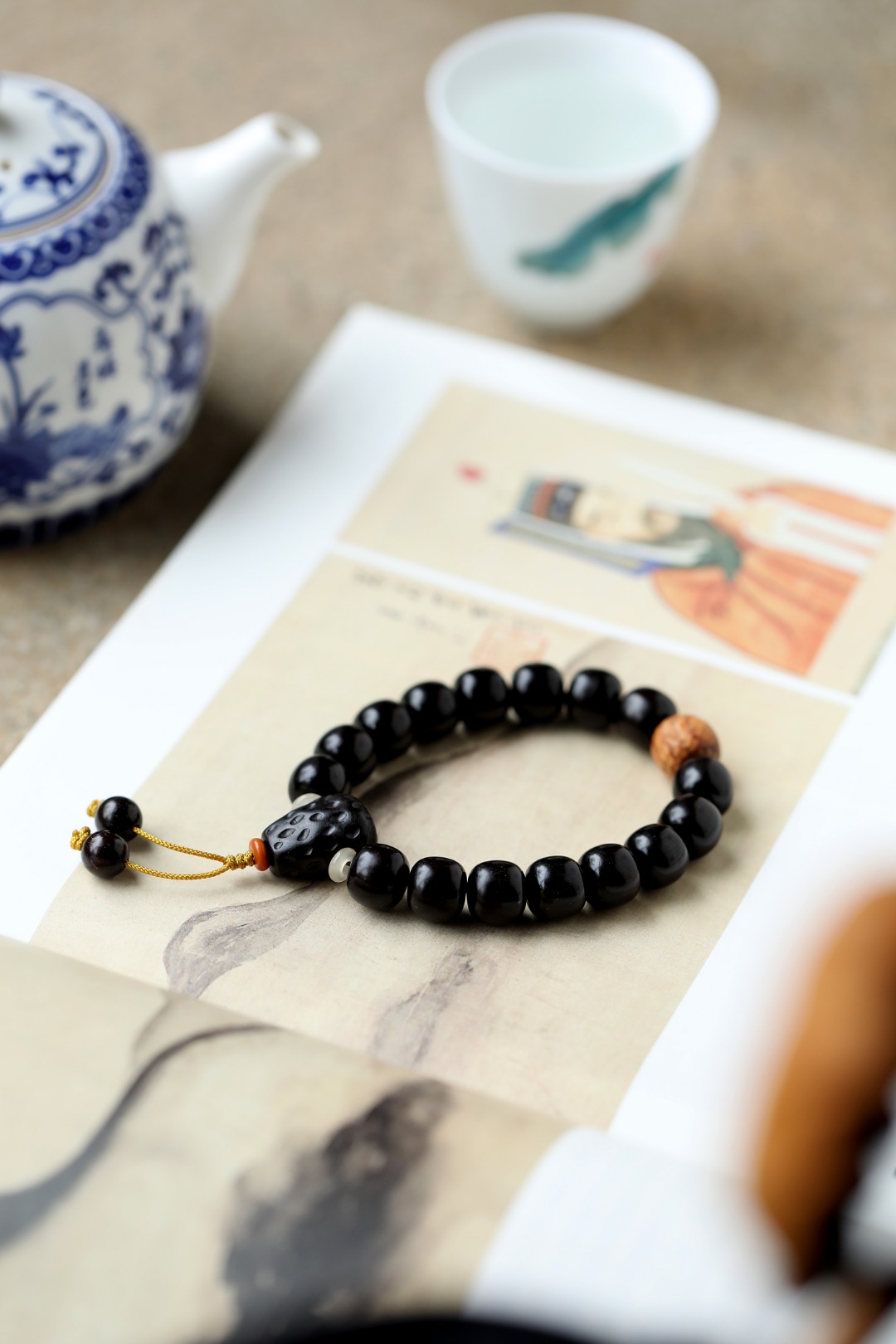 小叶紫檀原创【京墨】10x11mm
