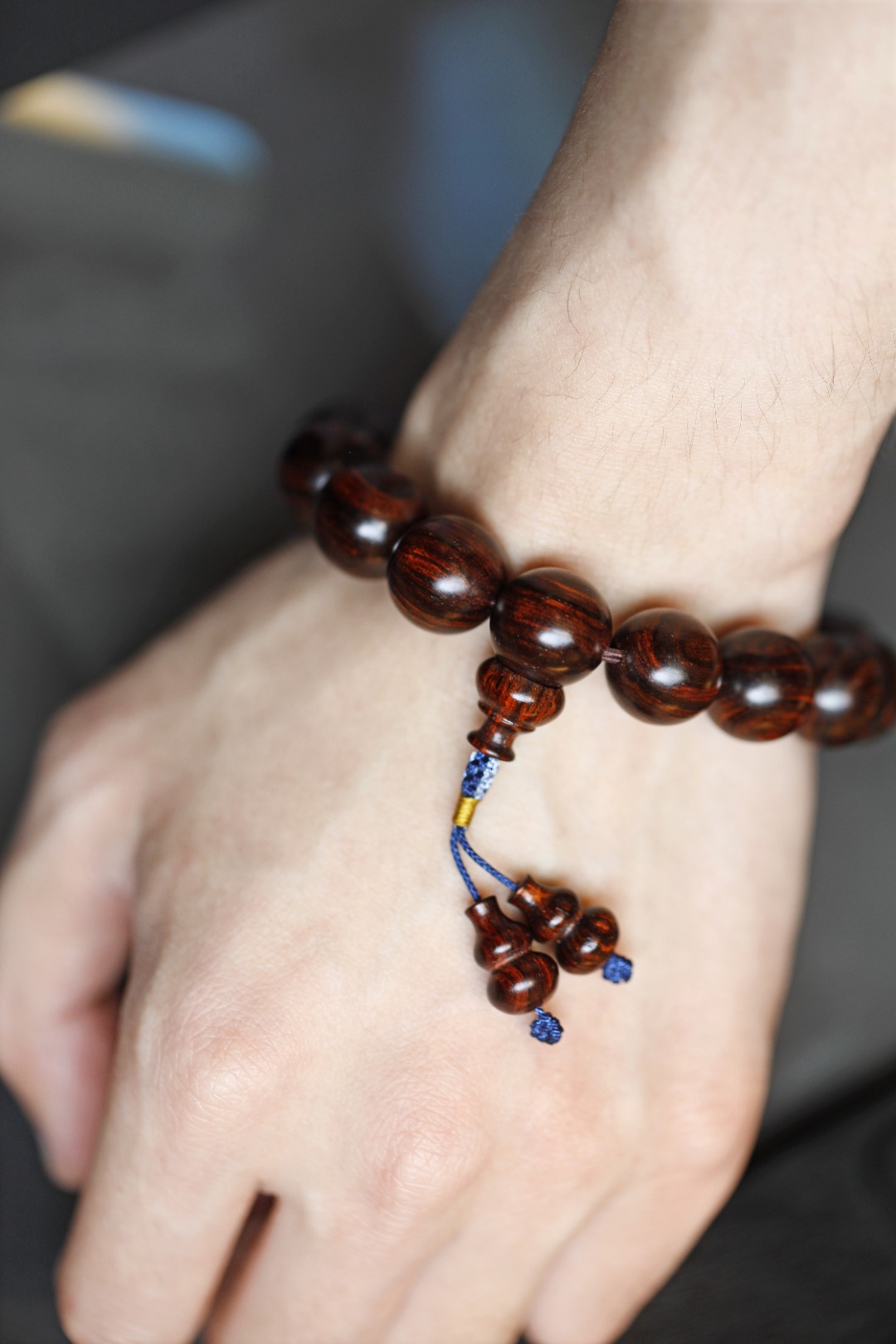 6337 海黄 油梨老料 荧光质感 约29.7g 