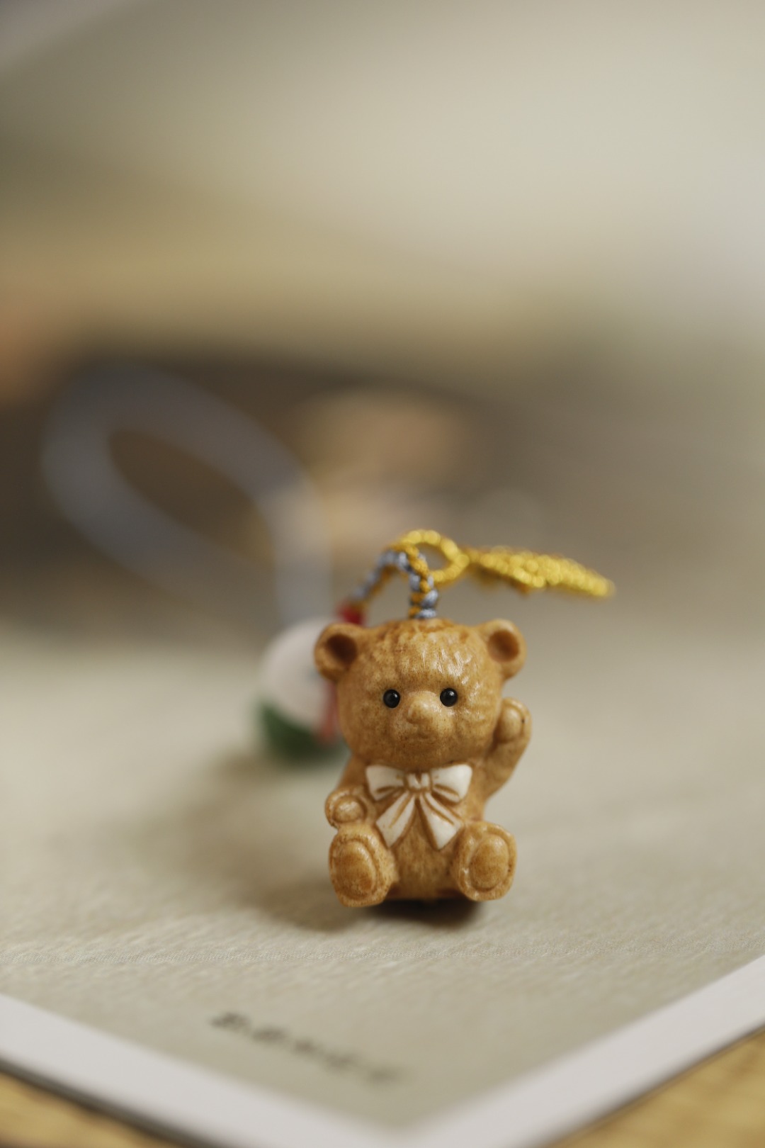 鹿角 根付【Hello小熊】挂件 2.5*2*1.5cm
