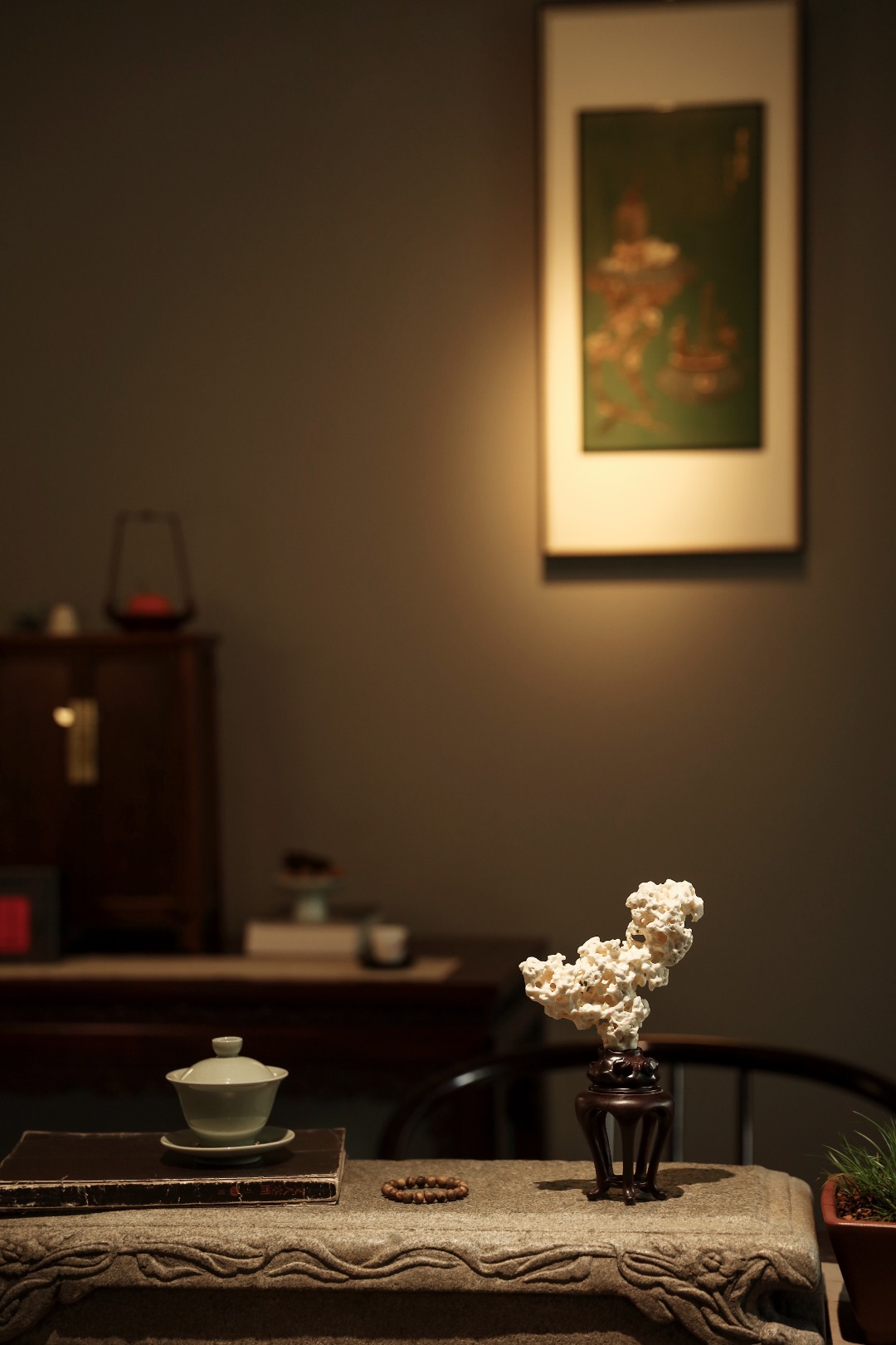 鹿角|仿太湖石13*7*22cm 重323g
