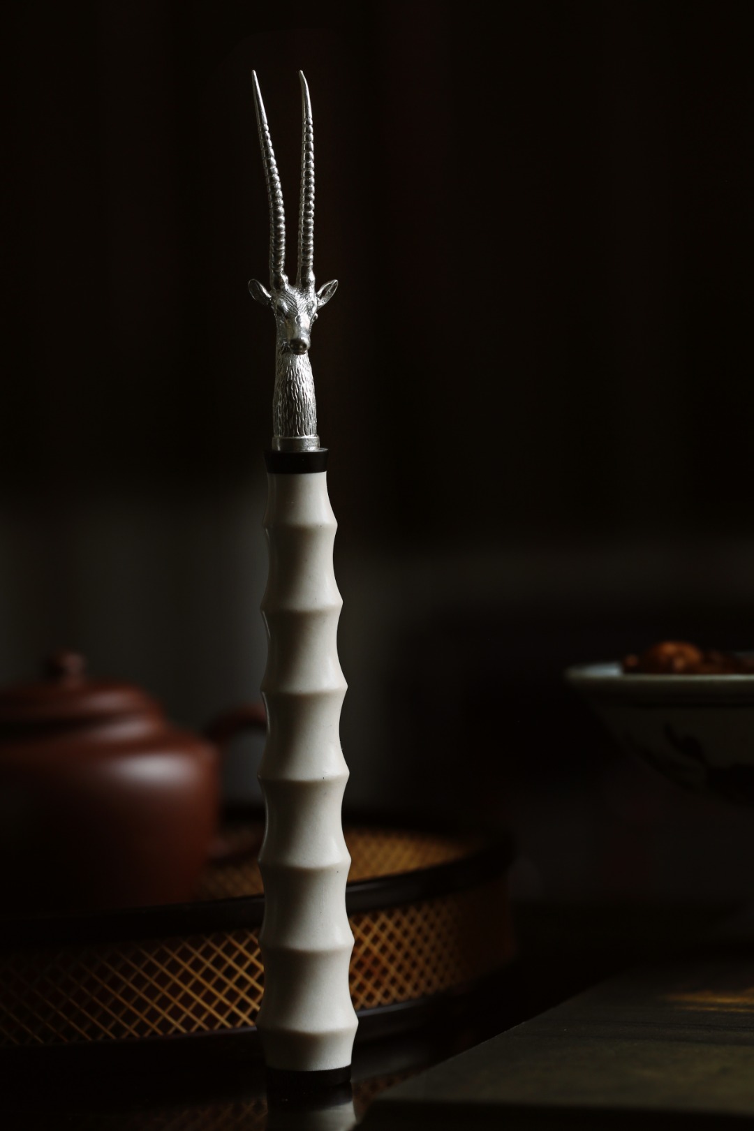 鹿角【羚羊】茶针 2.3*21.2cm  71.2g
