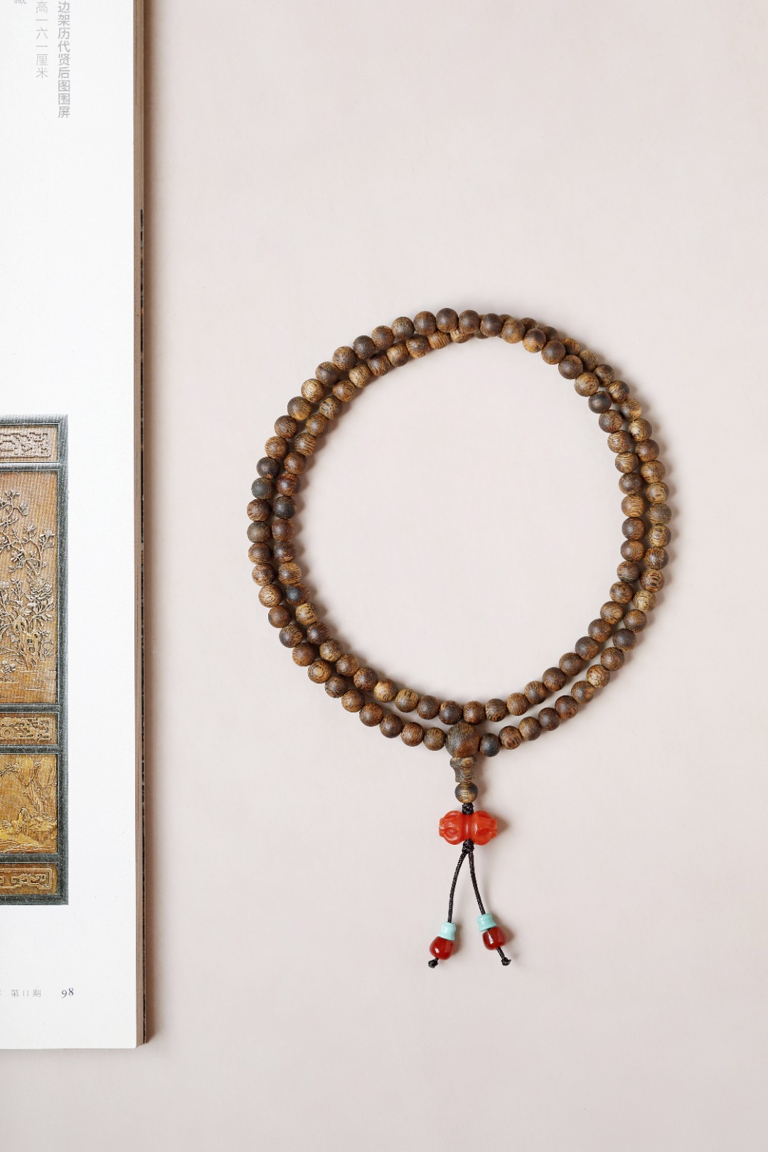 绿棋楠【惟诗】 5mm 108颗 手链 9g
