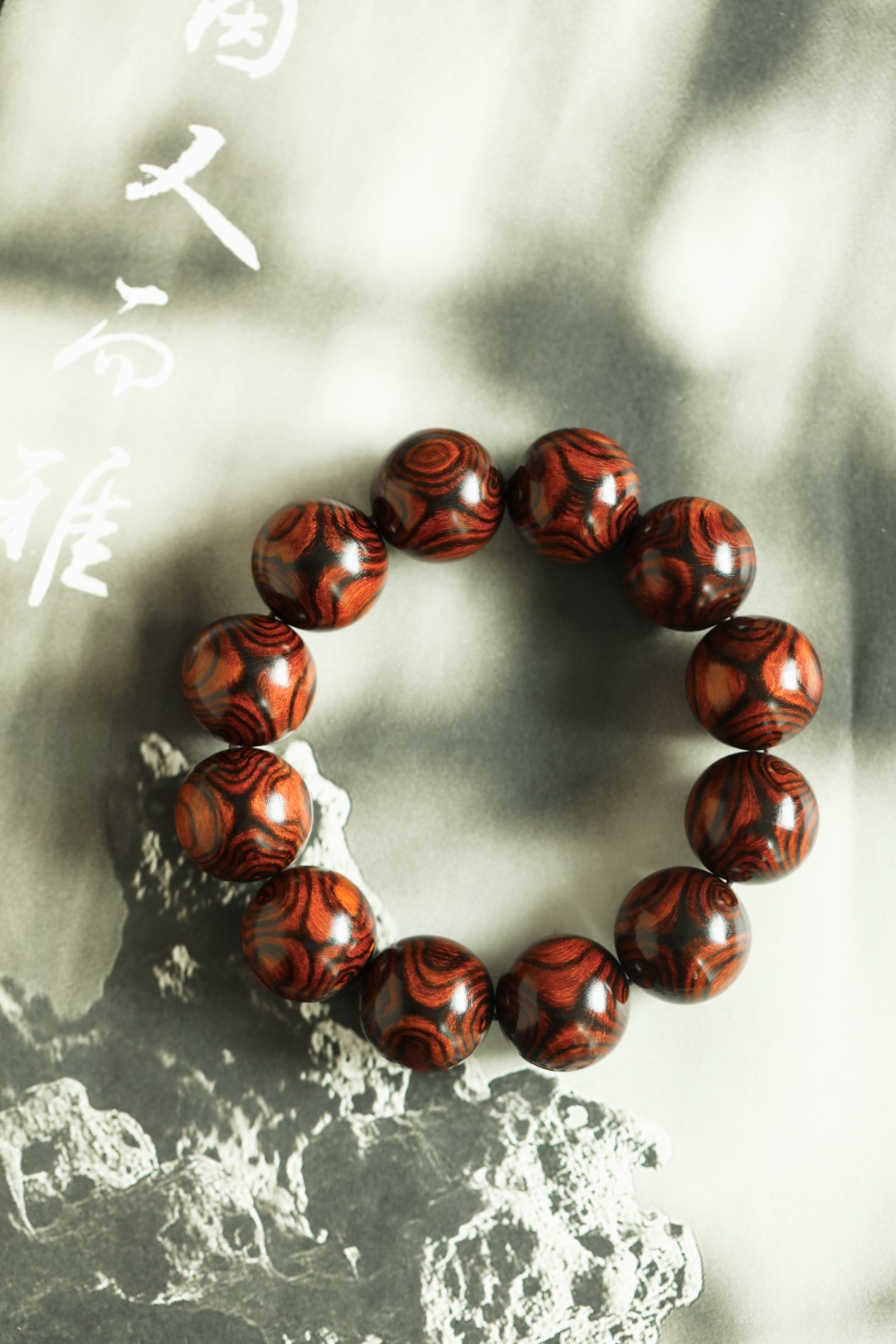 【LS052001401HH】精品 海黄2.0对眼 京剧脸谱  重38.2g 