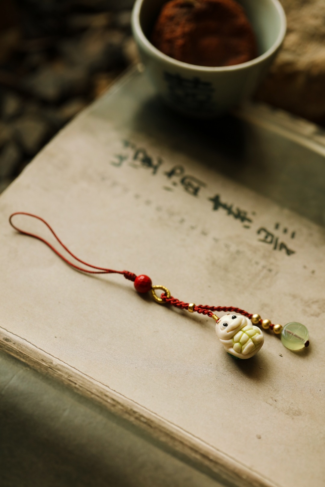 鹿角根付 | 杰尼龟 挂件 18*17*21mm
