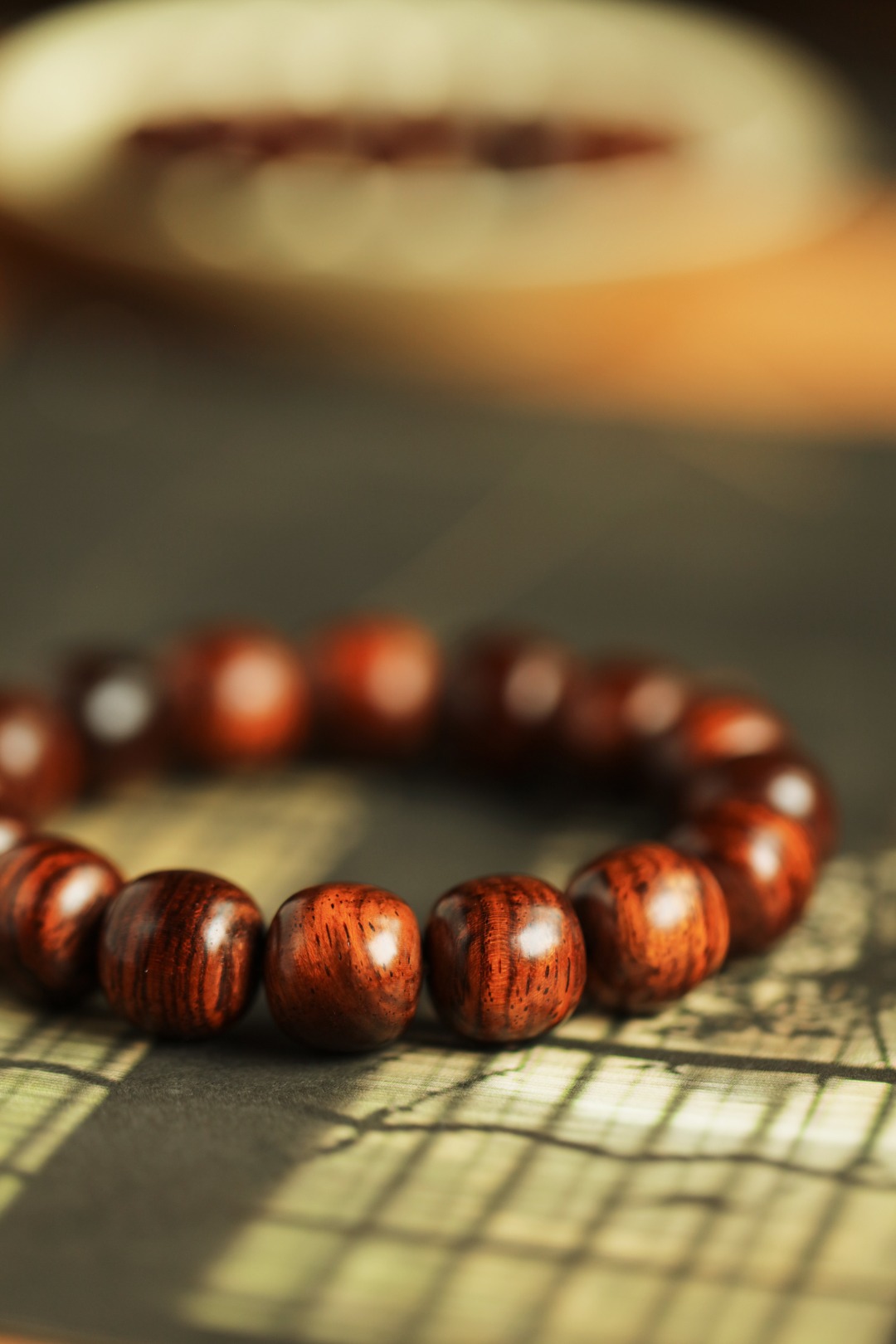 6379海黄 13x14mm 油梨老料 纹理丰富 重约23.5g