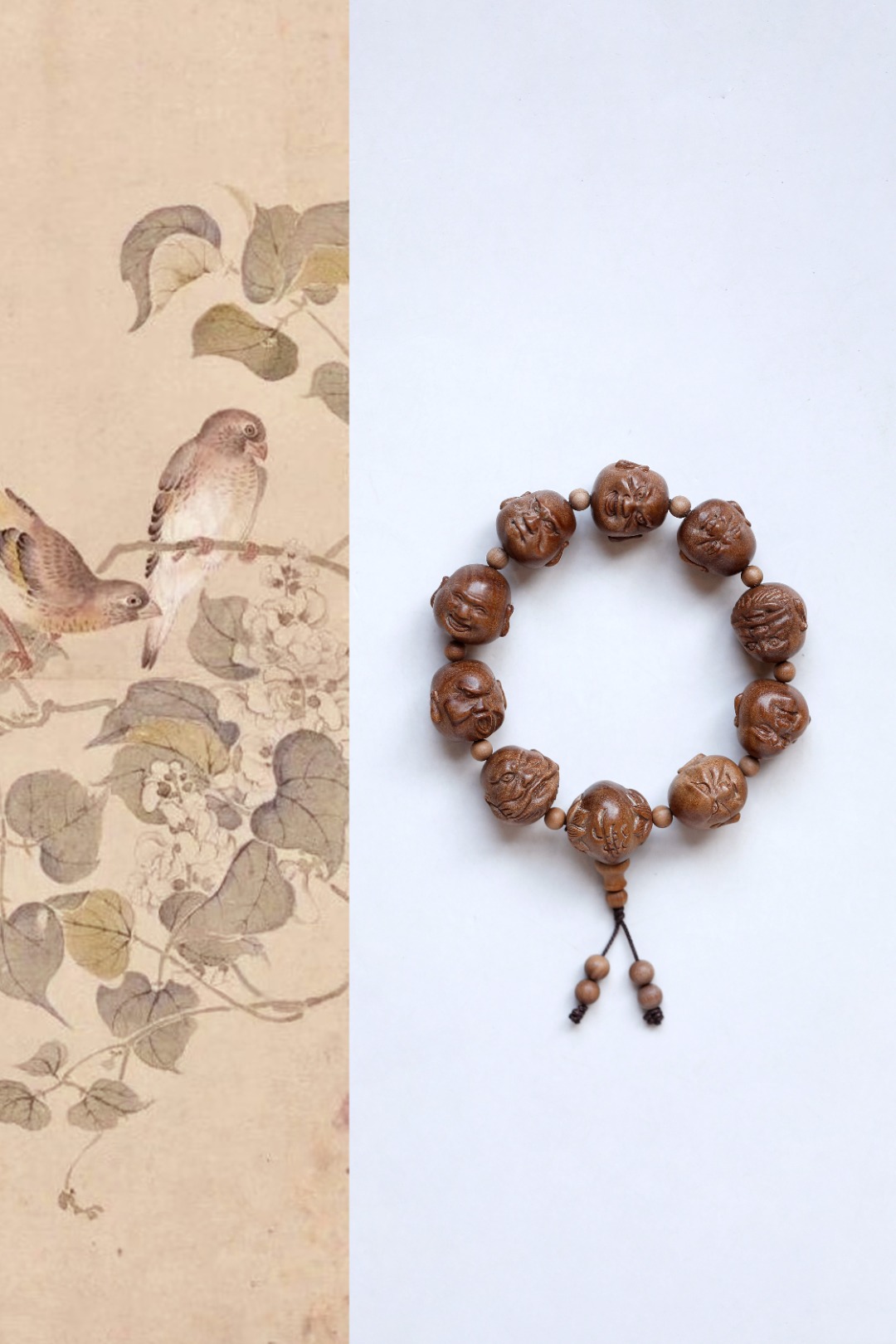 老山檀香【十八罗汉】20mm 手串
