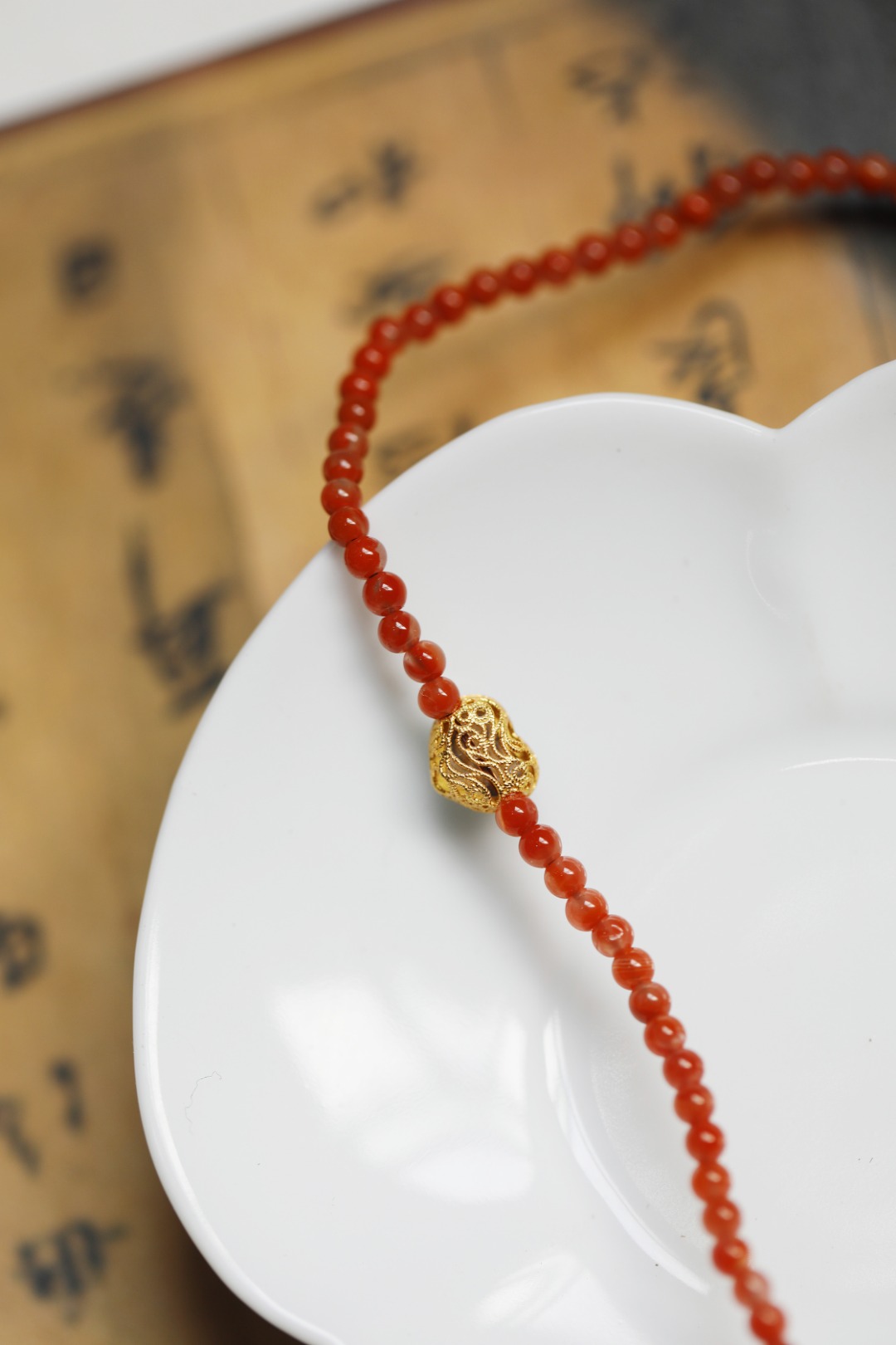 绿棋楠【洛丹】手链 4mm 40颗
