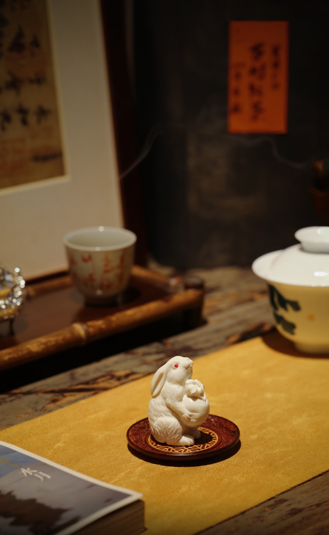 鹿角 | 丰收兔  4.1*3*5.7cm 
