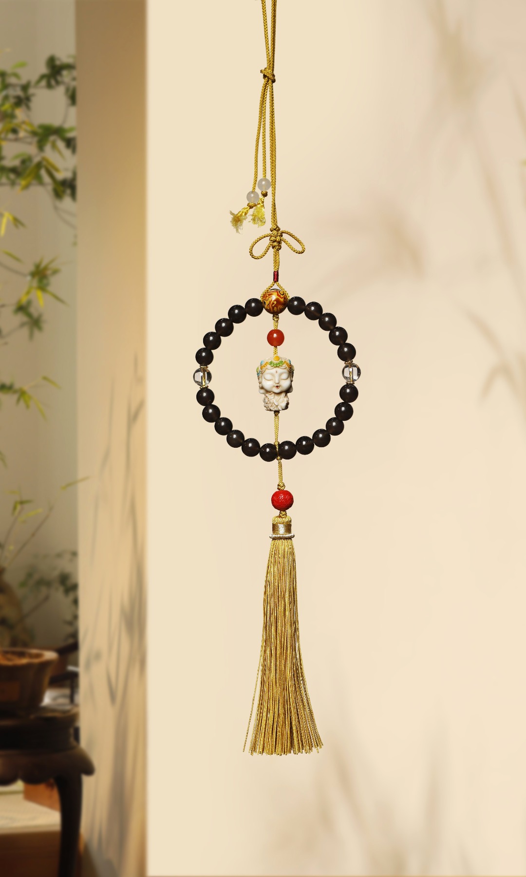 鹿角根付 | 花旦美人 挂件 2.5*1.8*1.7cm


