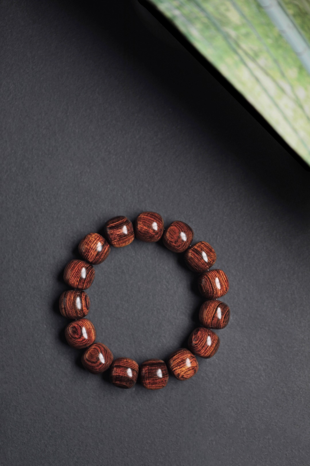 6350 海黄油梨14x15mm 水波纹 重约27g 