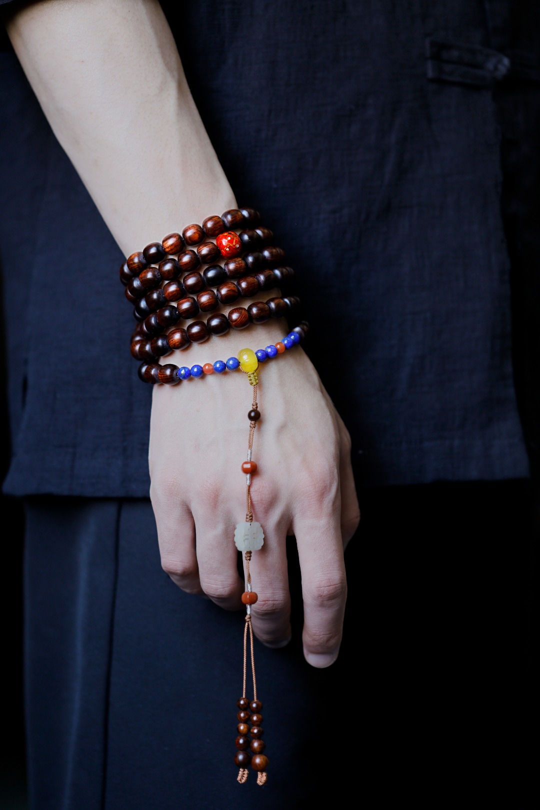 6039 海黄 紫油梨 老料 沉水级10x10mm 108颗 约75g 