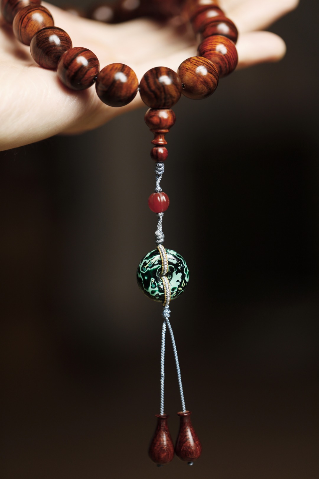 6097 海黄 虎皮纹 1.5持珠 约50g 