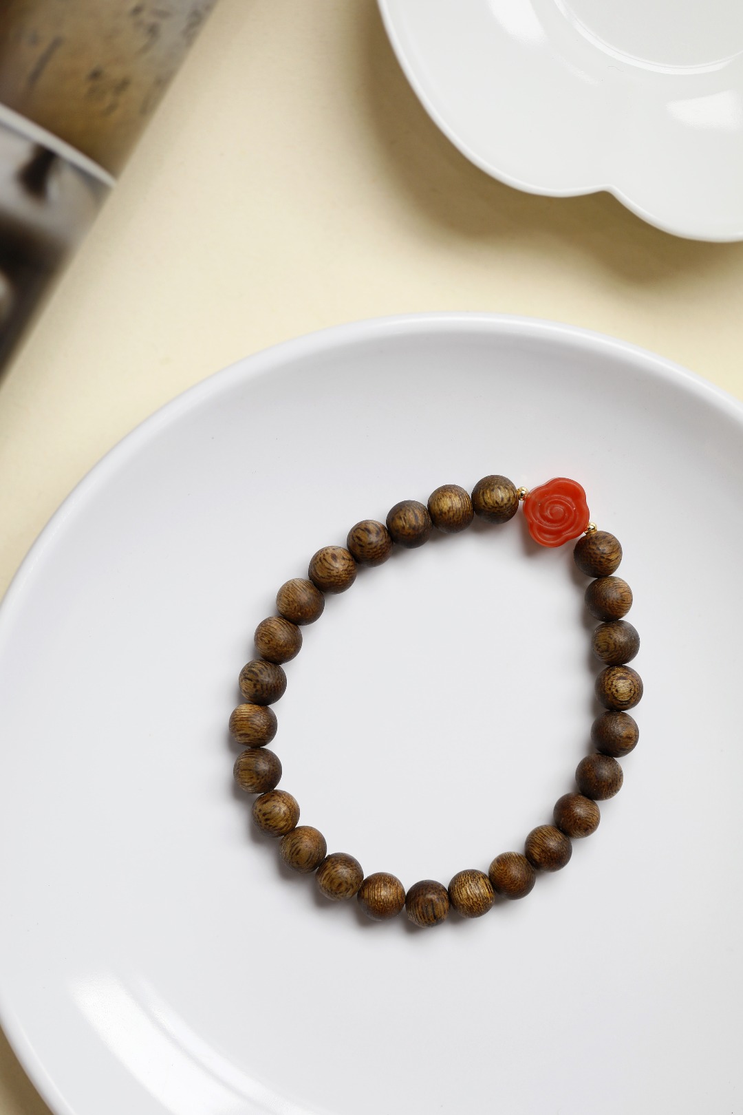 绿棋楠【逢默】7mm 25颗 单圈
