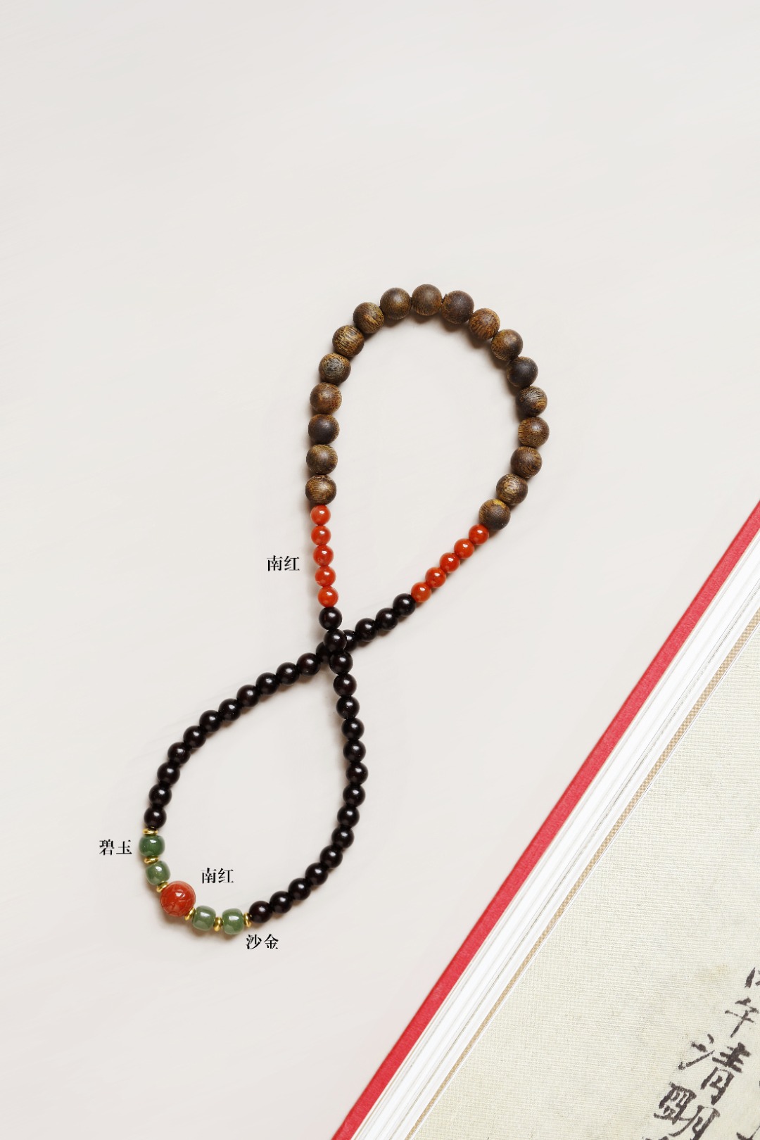 紫檀 绿棋楠 原创【姜枼】5-7mm 
