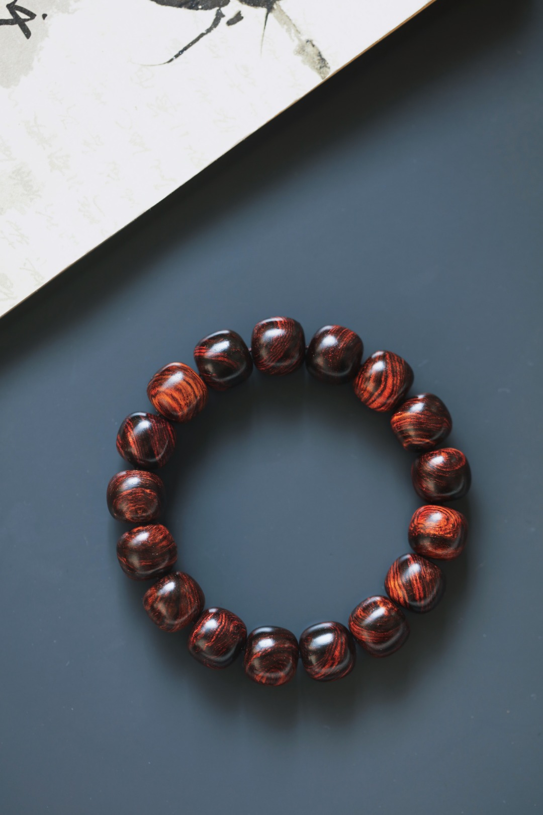 6357 海黄 紫油梨12x13mm 密度一流 重21.4g