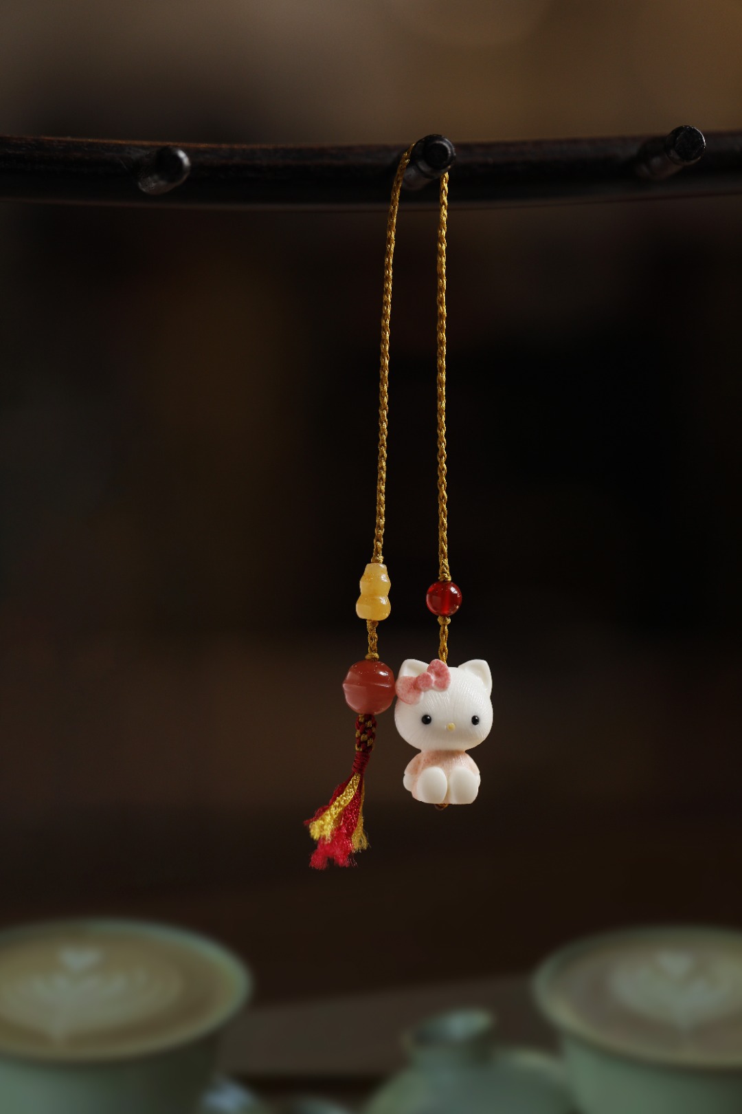 鹿角根付 | 凯蒂猫 挂件 2.5*1.7*1.4cm
