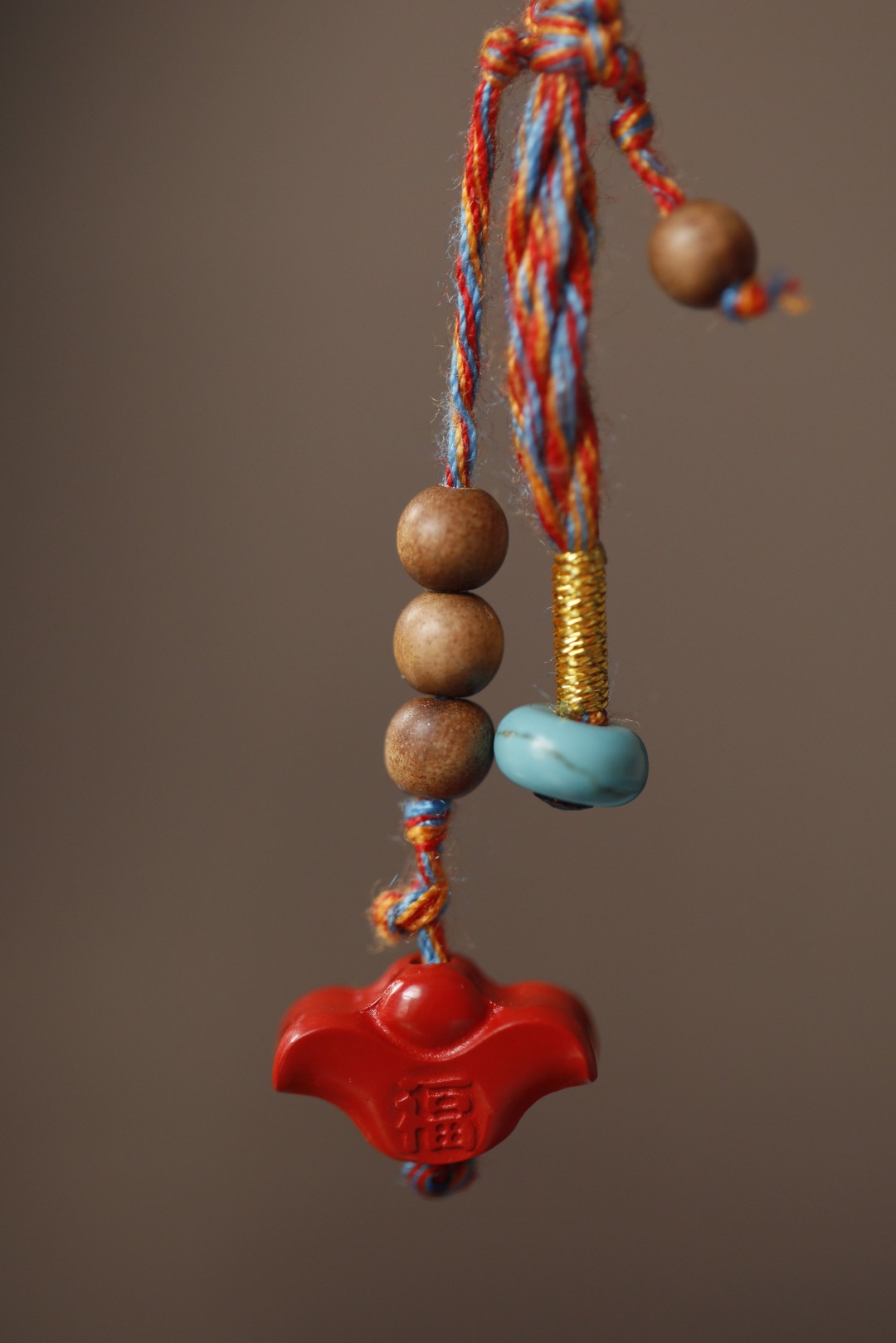 鹿角 | 百财 钥匙扣 挂件 2.5*1.3cm
