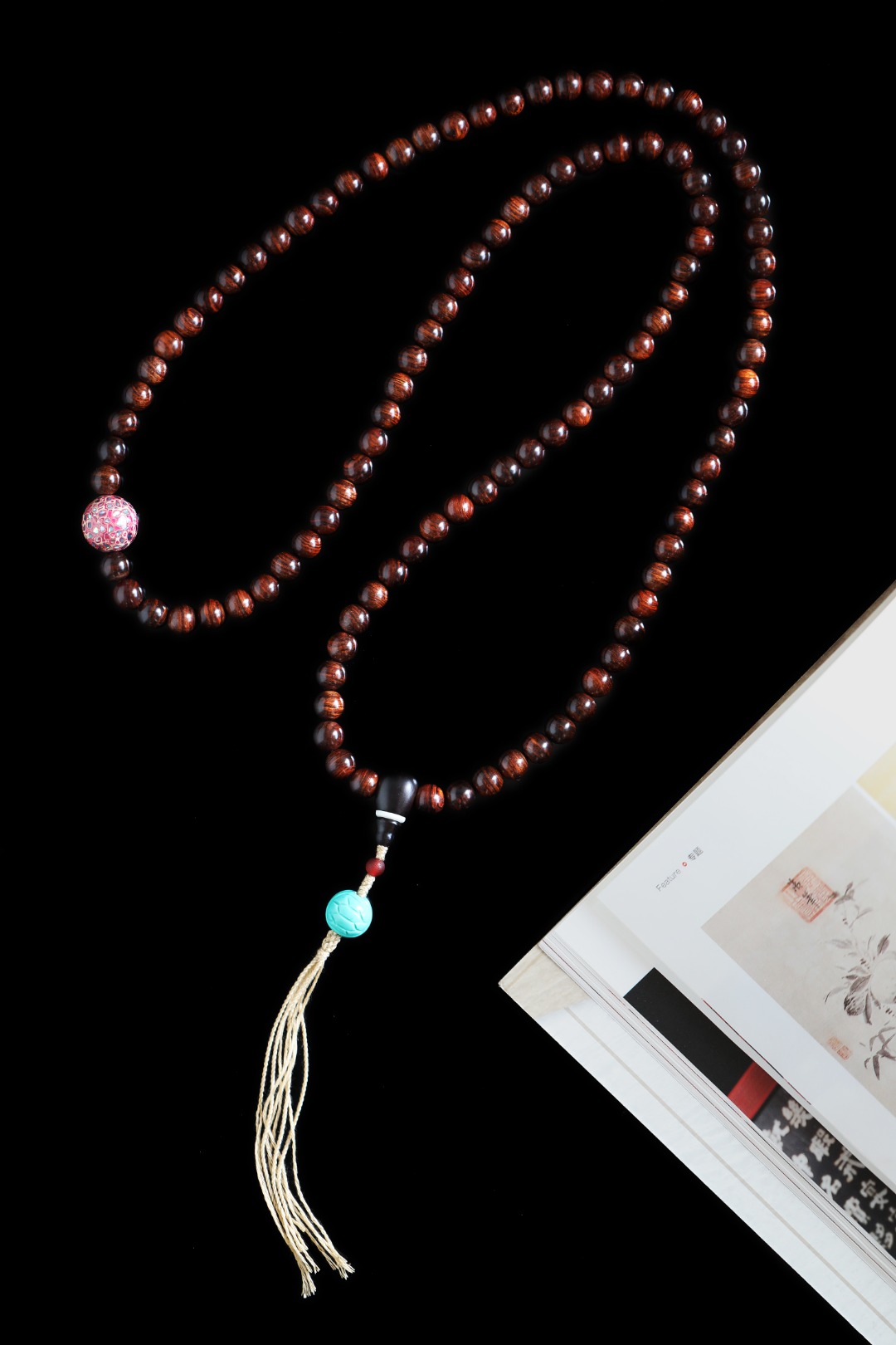 【5971】海黄1.0老料 纹理丰富 约66g 