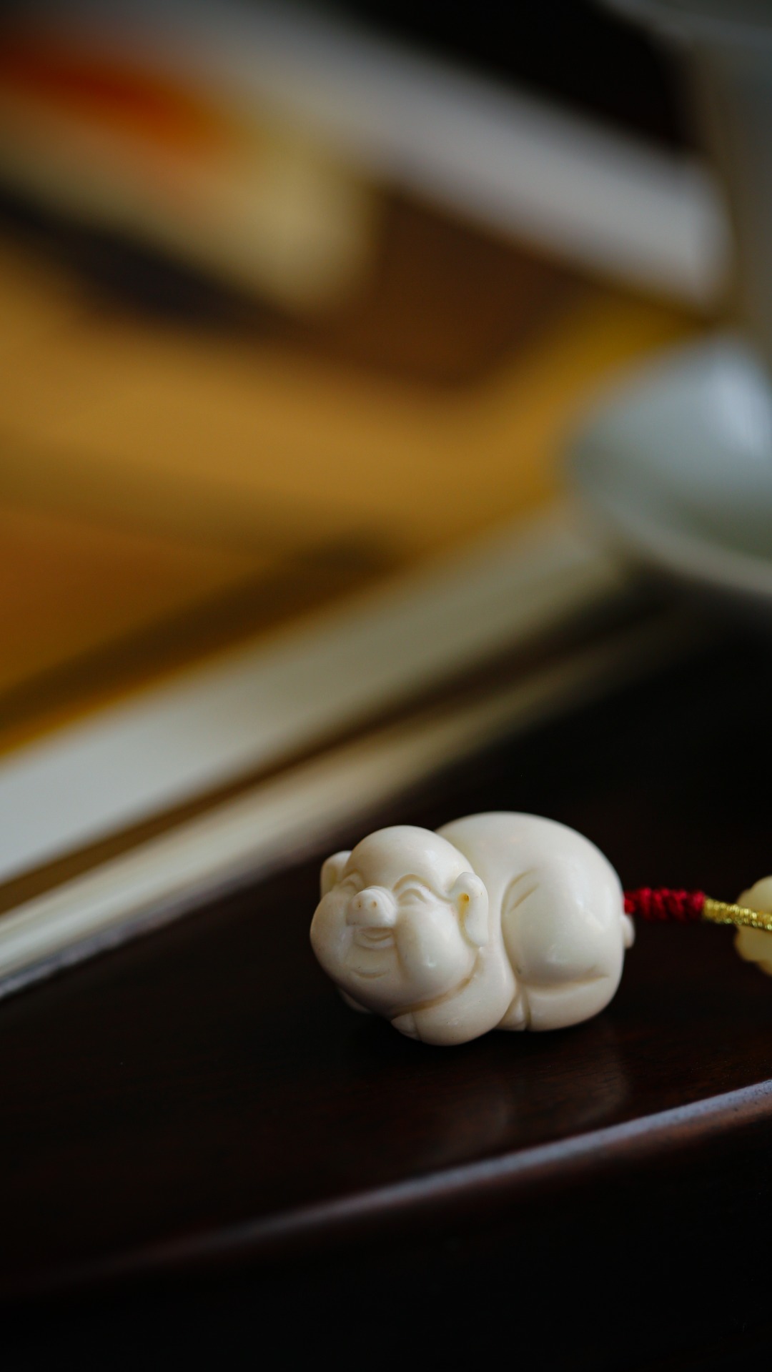 鹿角【小福猪】钥匙扣 29*20*18mm  