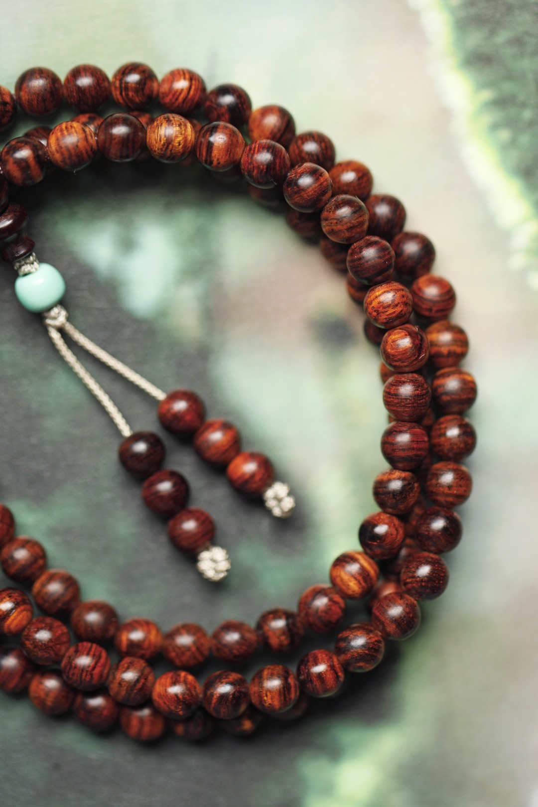 6312 海黄 虎皮水波纹 6mm 108颗 约16g