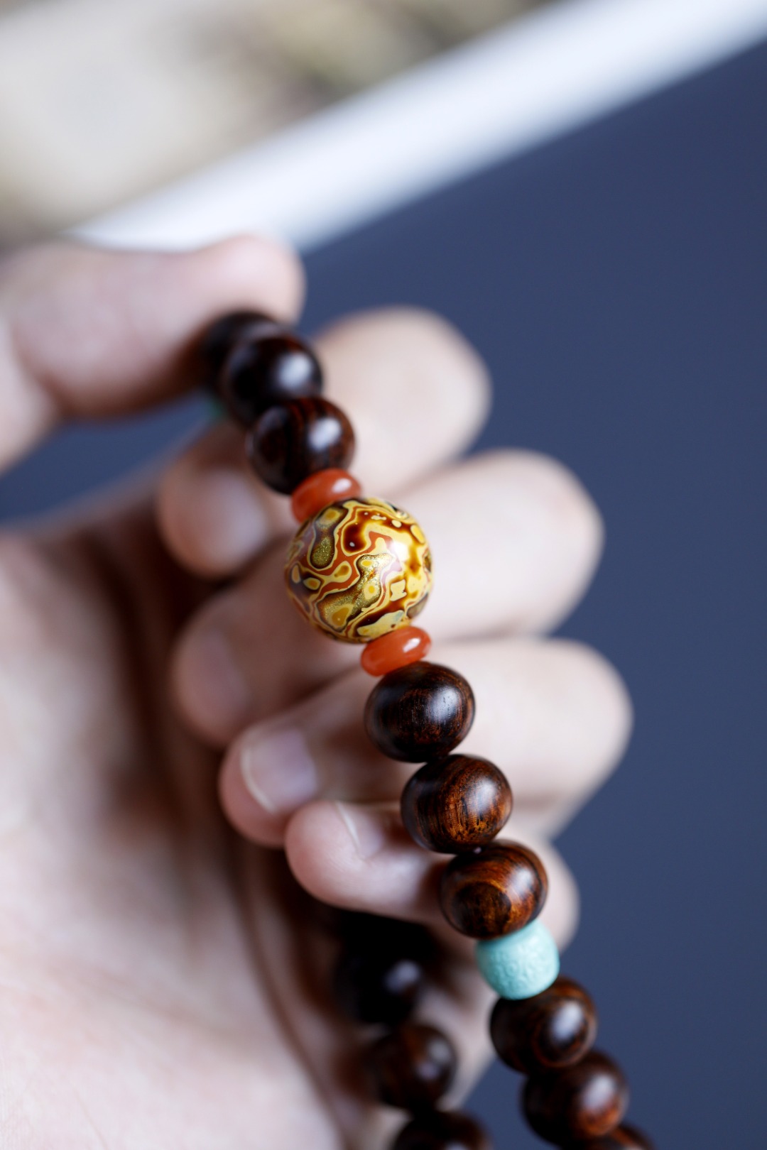 6133 海黄 紫油梨10x12mm 约93.5g 