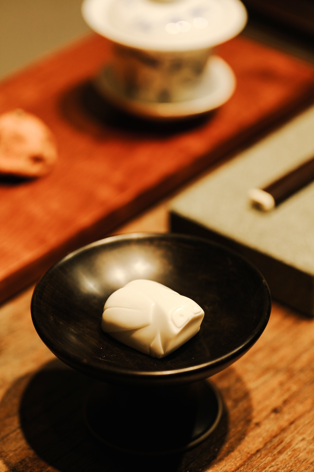 鹿角 | 仿古蛙 5*3.4*2.5cm  重42g
