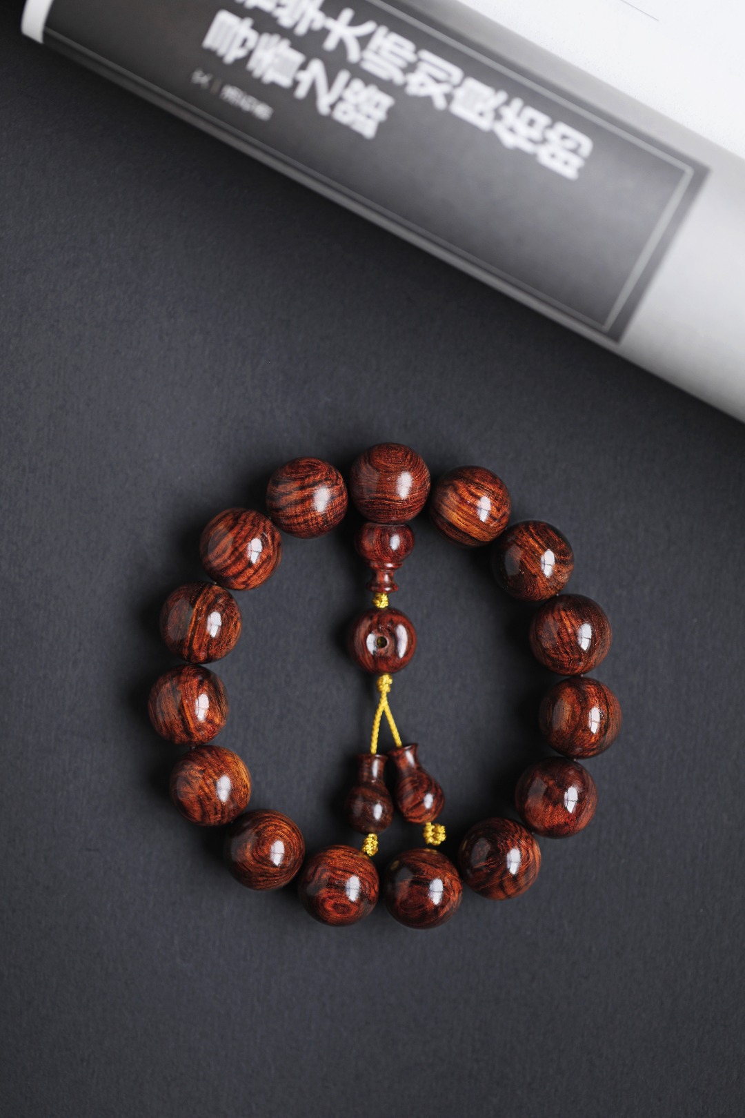 6268 紫油梨老料1.5 纹理丰富 压手感好 约31.6g