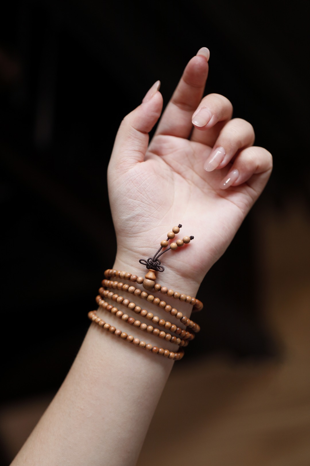 老山檀香 红肉级 4mm 216颗
