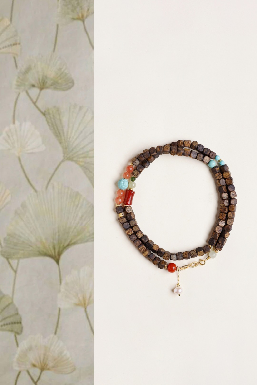 绿棋楠【宴如】5x5mm 78颗四方珠
