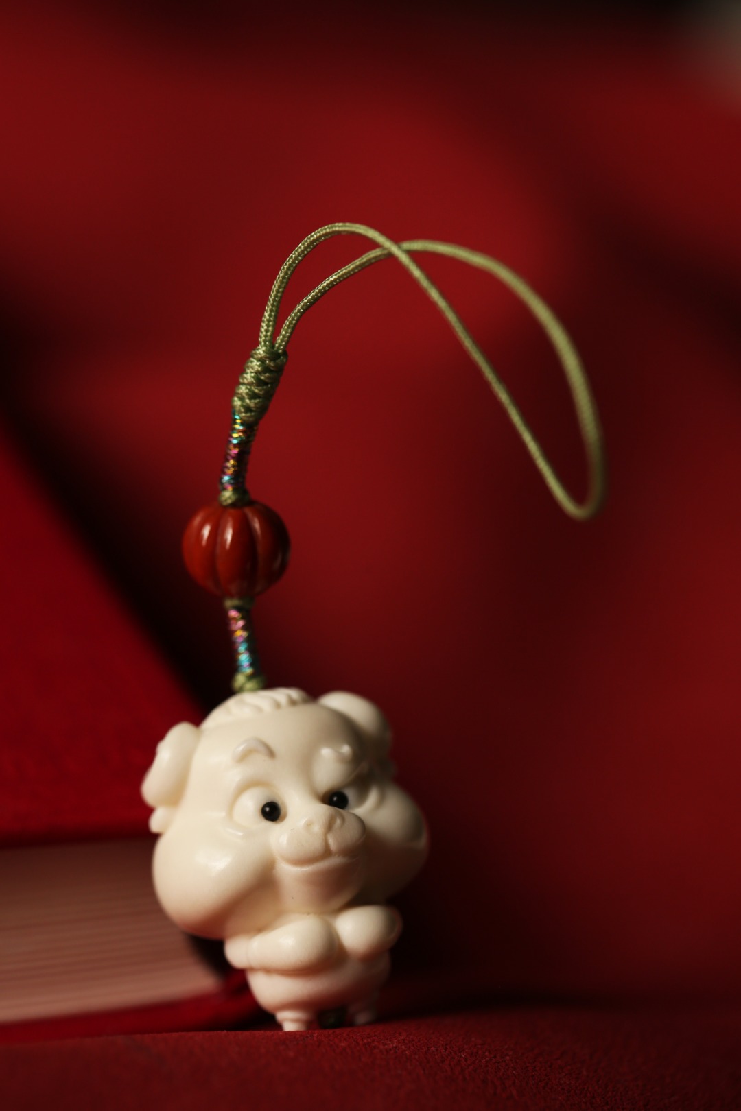 鹿角【生肖·羊】挂件 2.8*2.3*2.1cm
