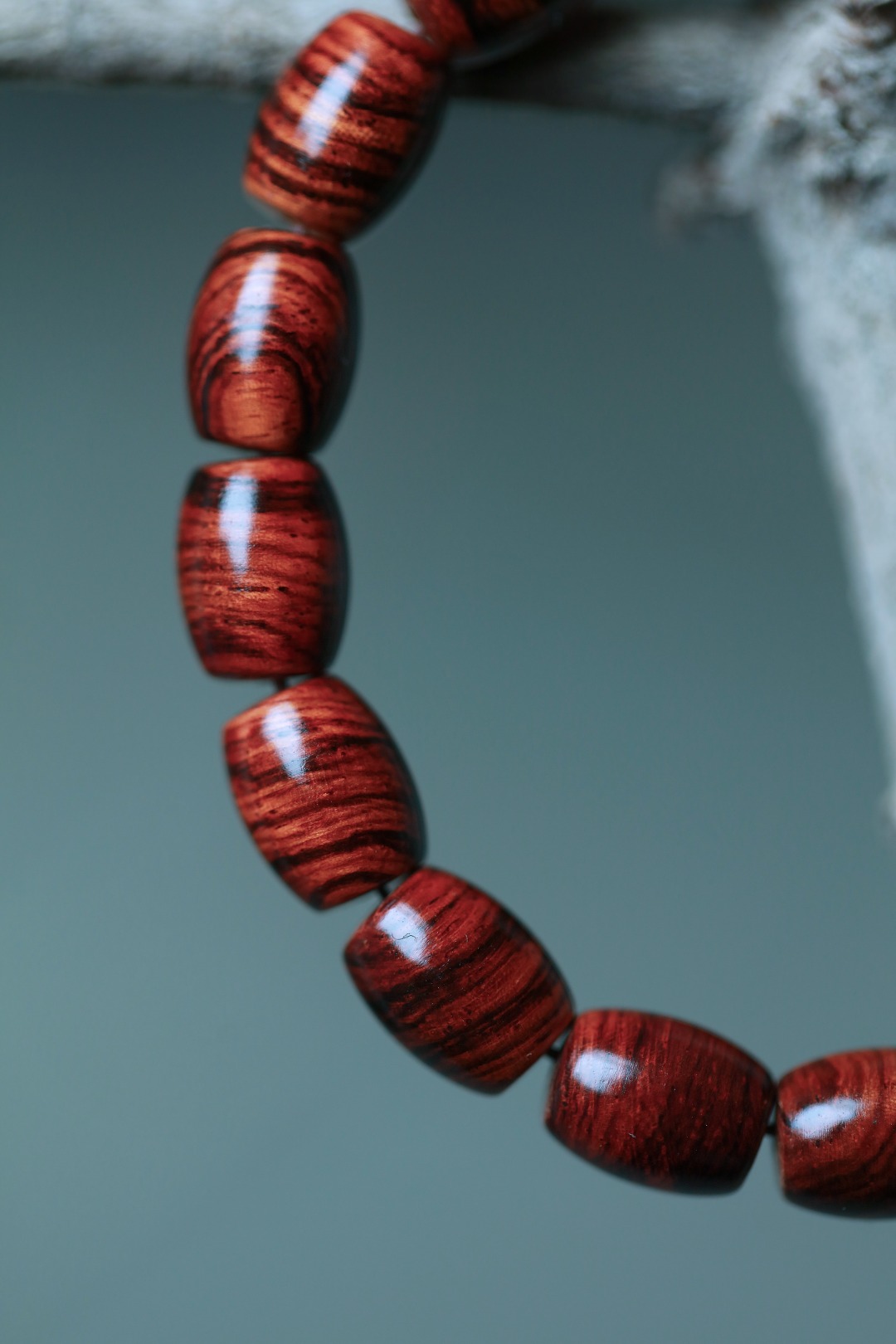 6364 海黄 紫油梨老料 8x10 纹理丰富 重7.5g 