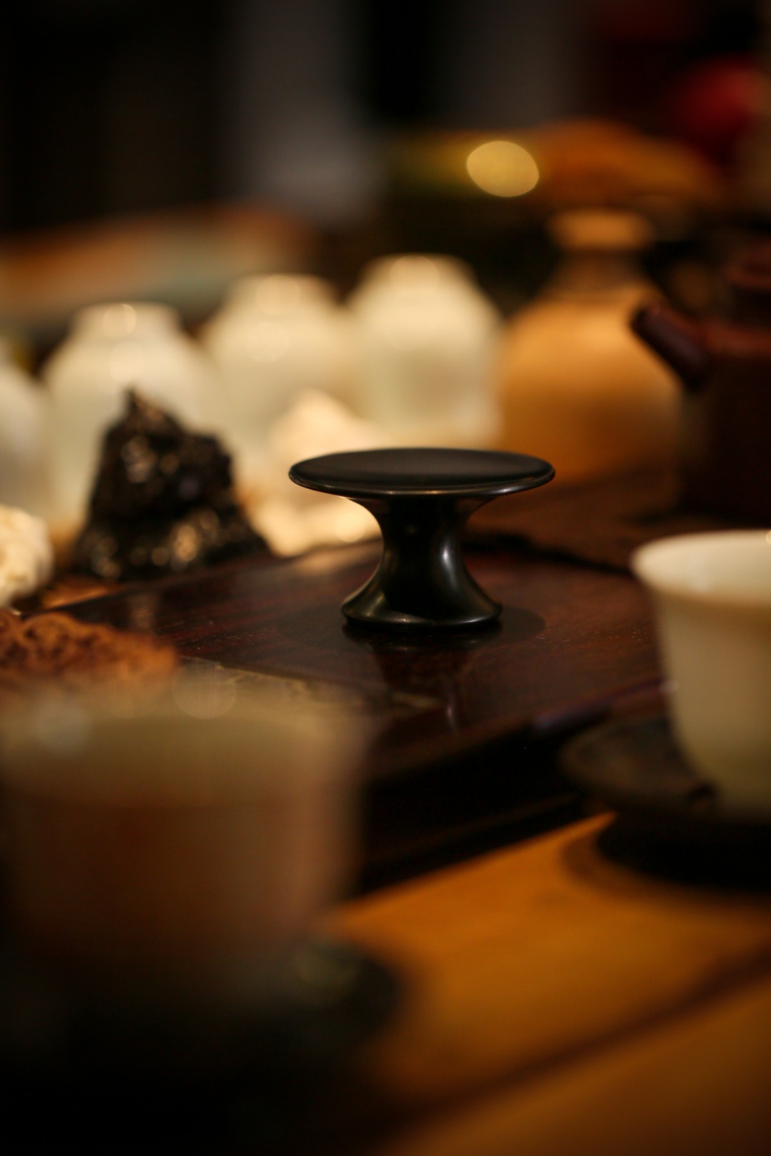 紫光檀 | 盖置 直径5.7cm 高3.3cm 重27.2g