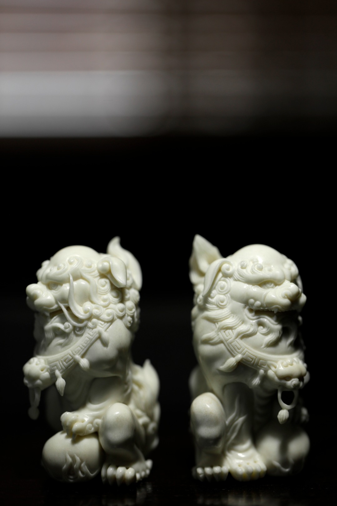 鹿角【瑞狮戏球】3.6*3.8*7.5cm 重101.5g