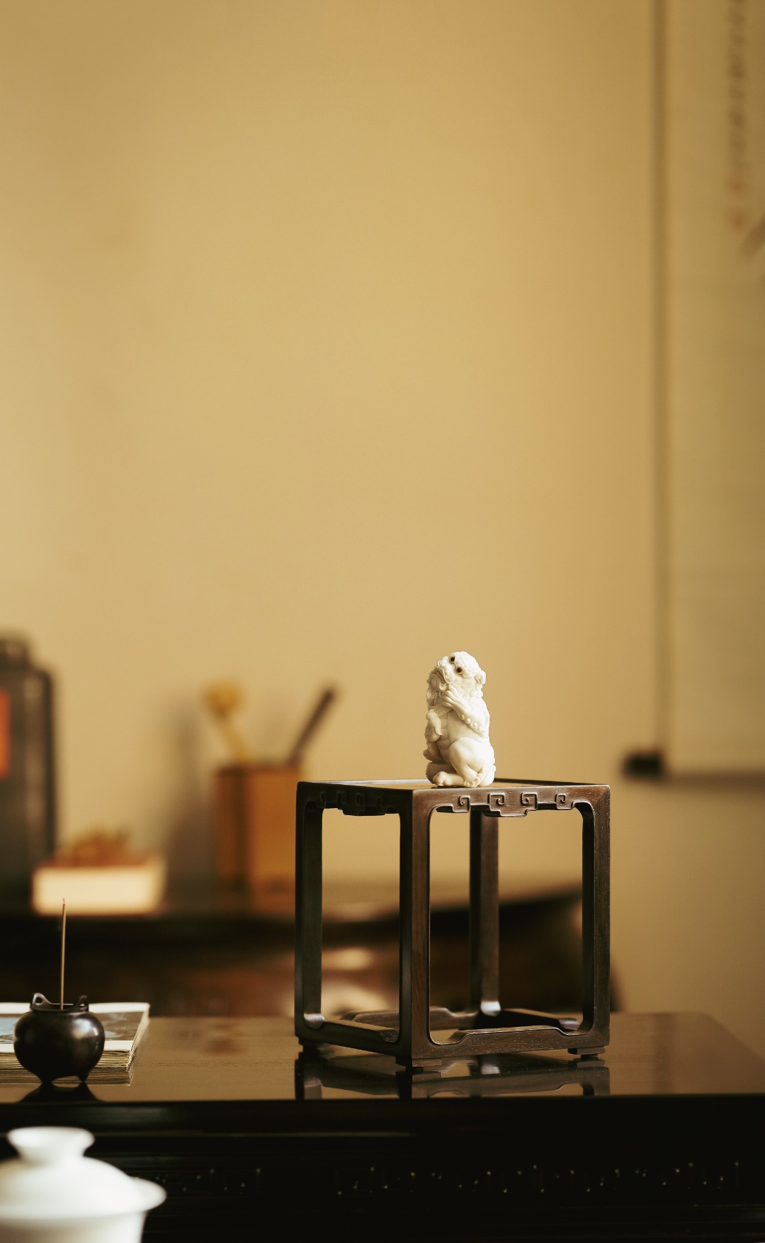 大红酸枝 | 四方底座 13.5*13.5*15.8cm
