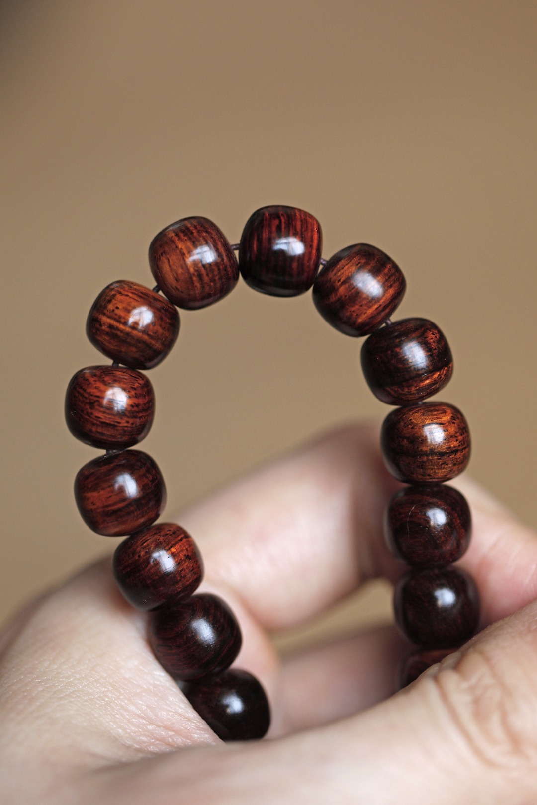 6295 沉水级 海黄11x12mm 紫油梨老料 约23g