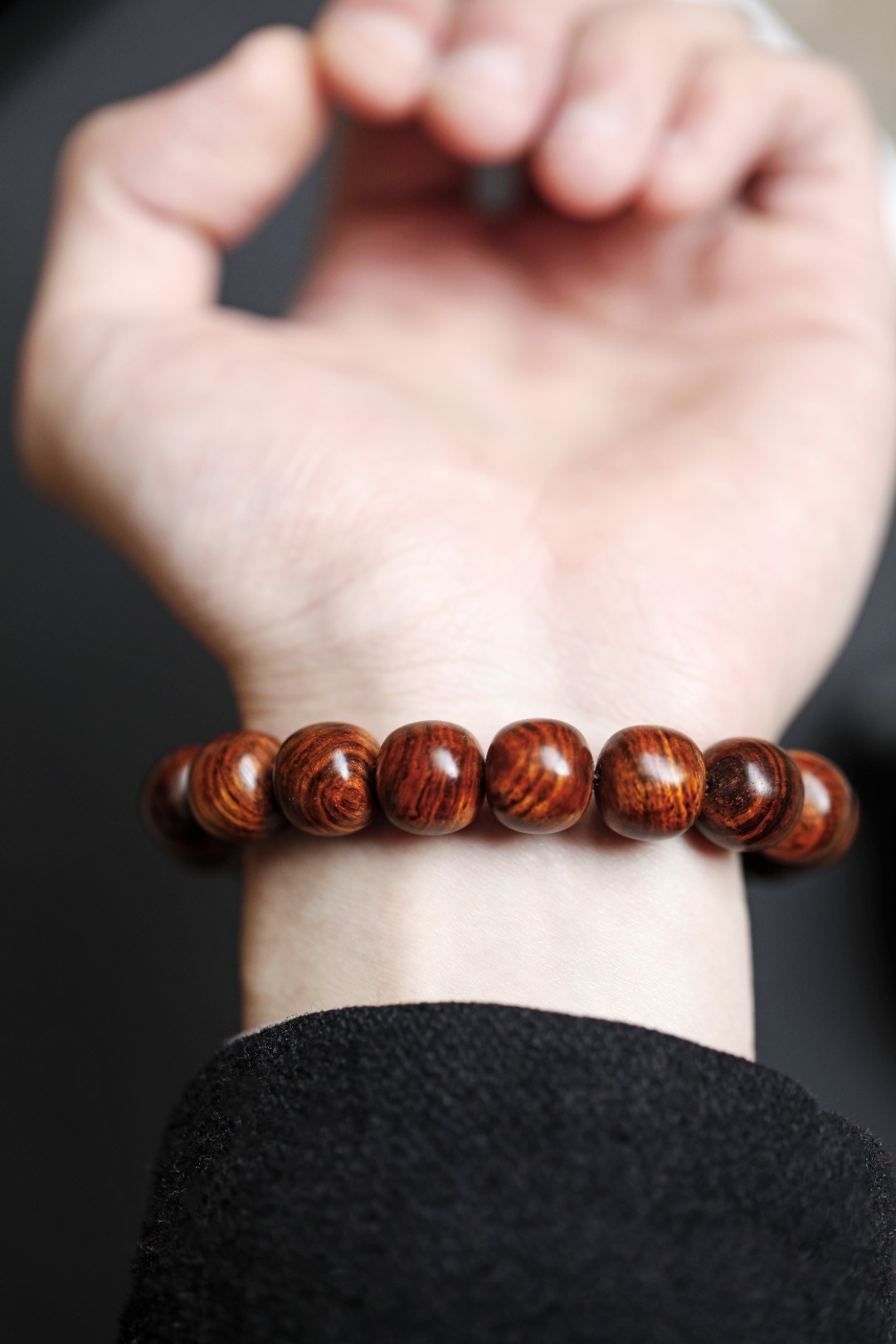 6366 海黄 精致虎皮纹 水波纹12x13mm 约20g 