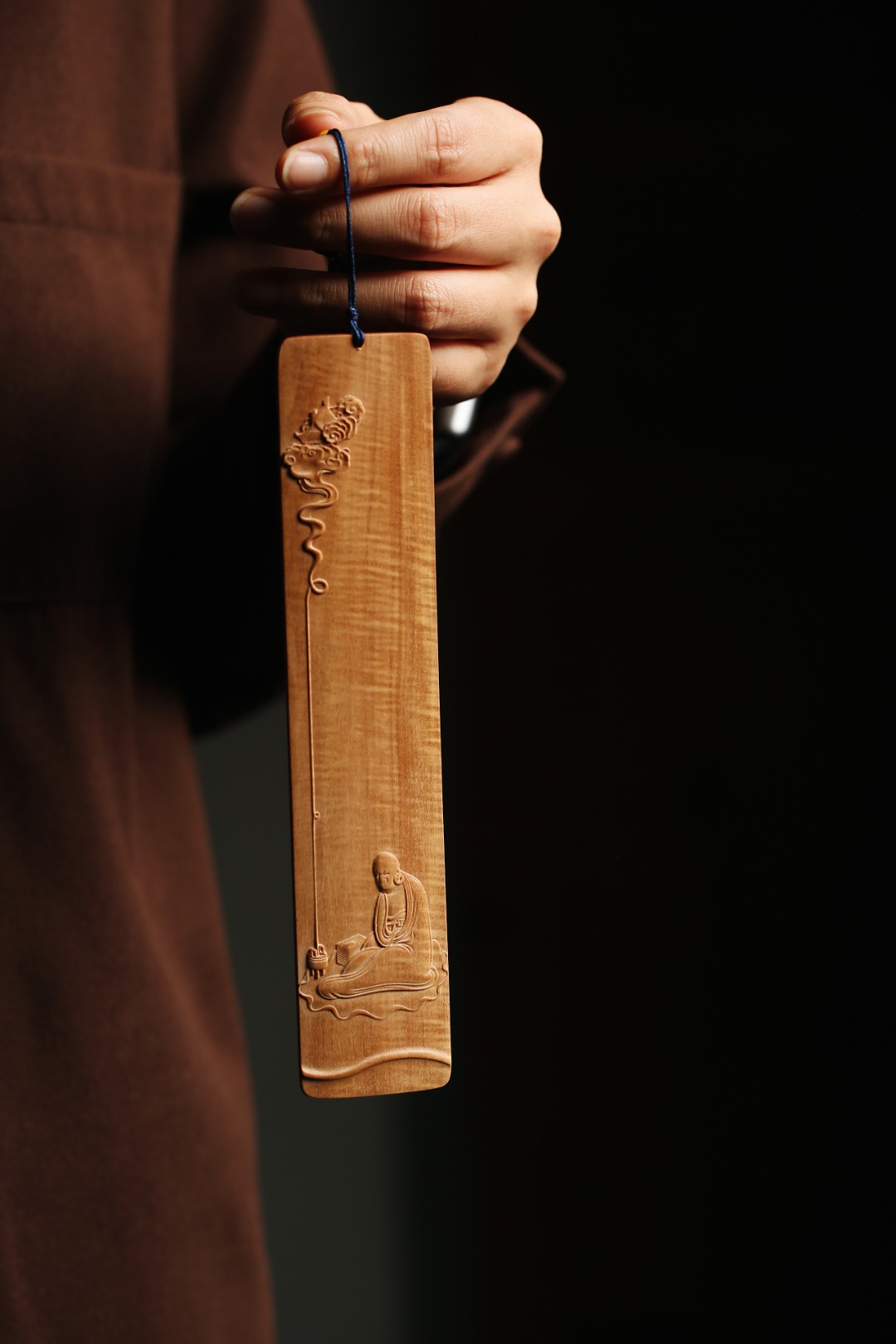 老山檀香【禅修】书签 18.8*3.8*0.4cm
