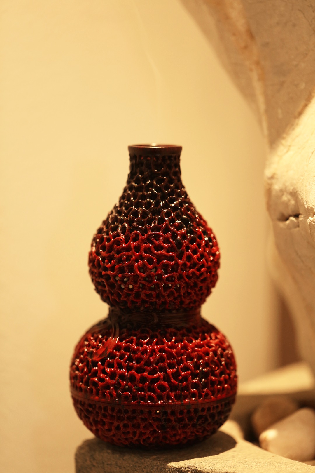 小叶紫檀|盘根·福禄 香炉 9*9*15.8cm  156g/个
